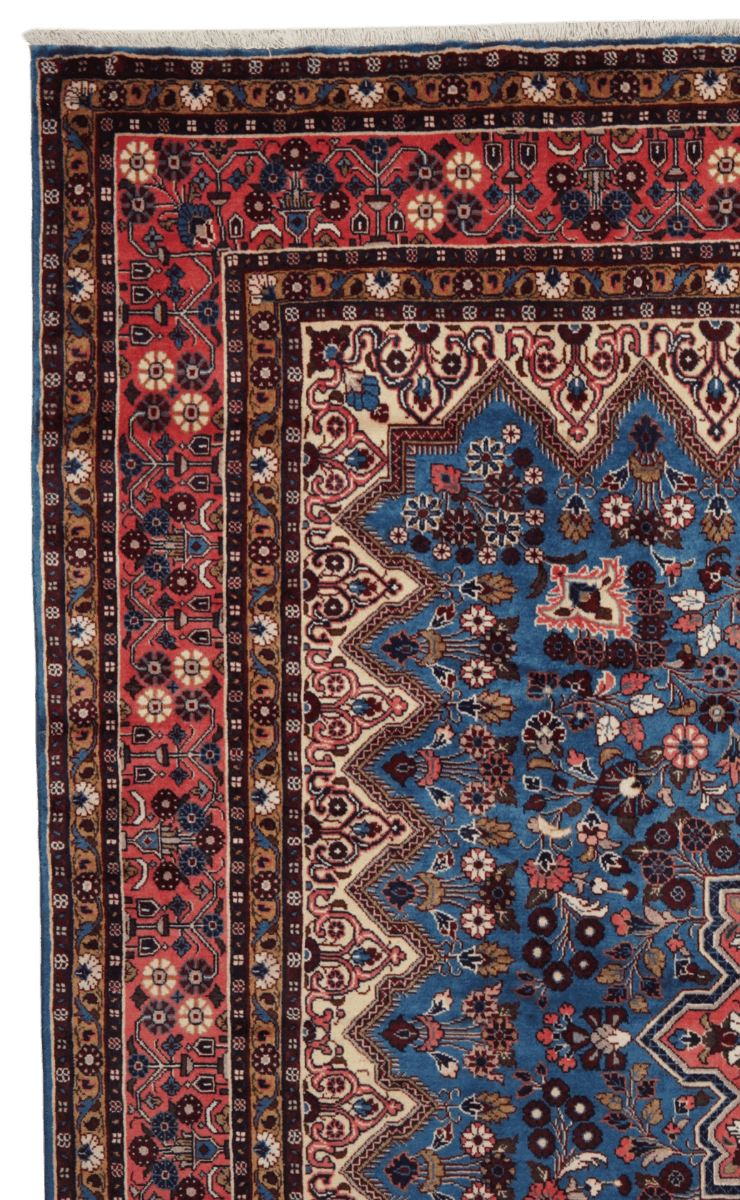 Mehreban — Hand-knotted, 261x307 cm, Blue, 100% Virgin Wool | View 3