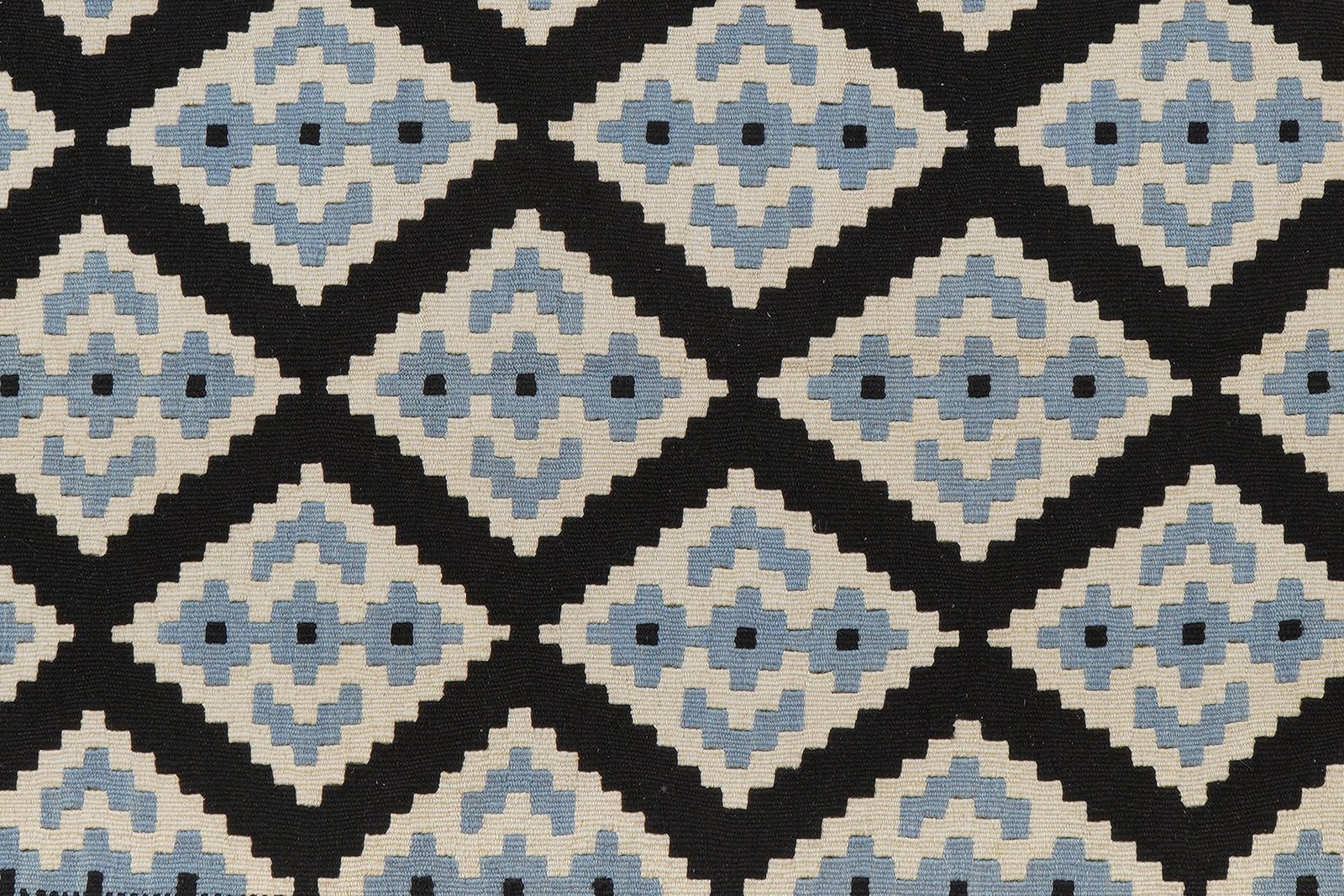 Kelim Gashgai — Handmade, 178x236 cm, Black, 100% Virgin Wool | View 5