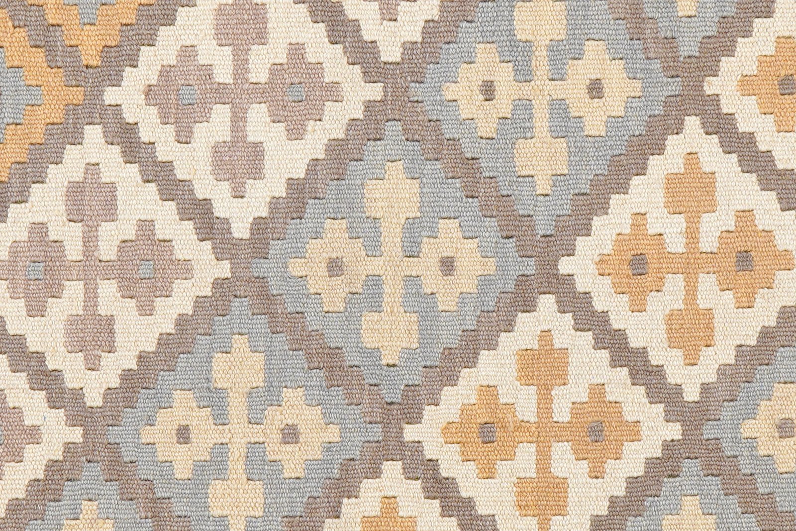 Kelim Gashgai — Handmade, 122x172 cm, Grey, 100% Virgin Wool | View 5