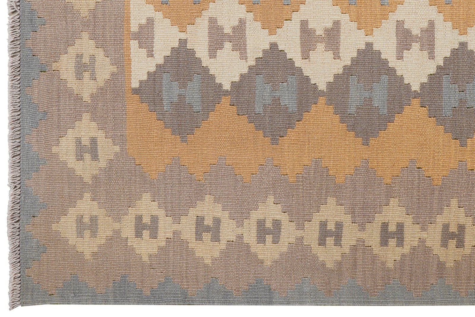 Kelim Gashgai — Handmade, 142x193 cm, Multicolor, 100% Virgin Wool | View 3