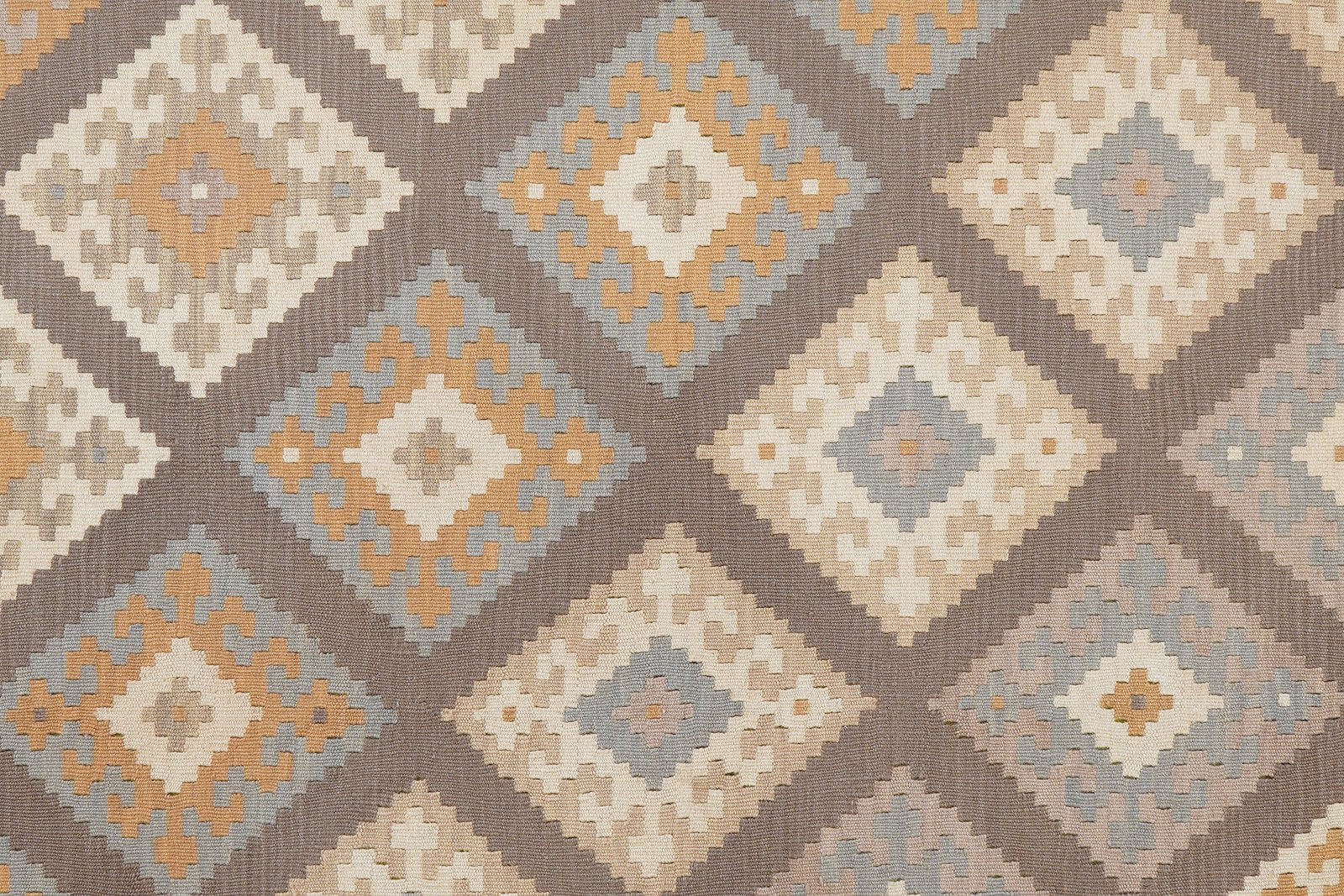 Kelim Gashgai — Handmade, 185x246 cm, Grey, 100% Virgin Wool | View 5