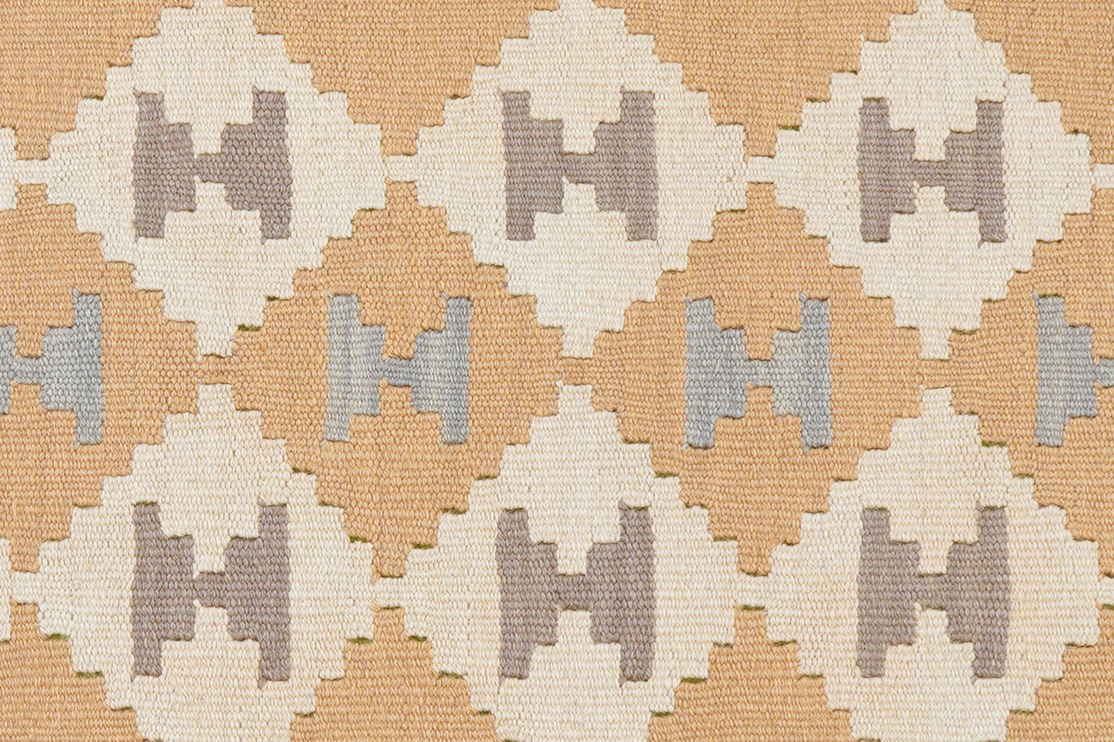 Kelim Gashgai — Handmade, 120x172 cm, Yellow, 100% Virgin Wool | View 5