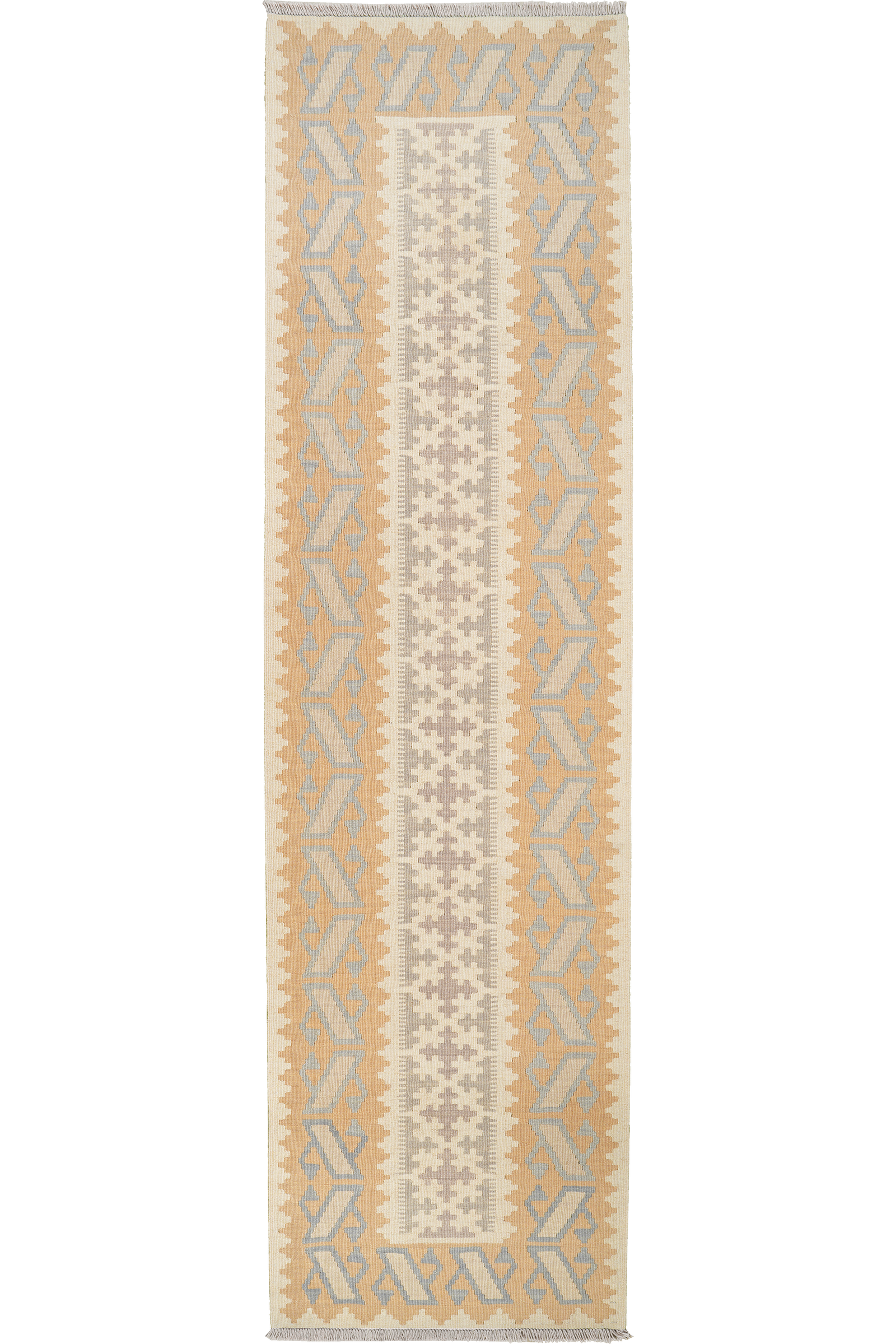 Ke.Gashgai T — Handgefertigt, 287x79 cm, Bunt, 100% Virgin Wool | Main view