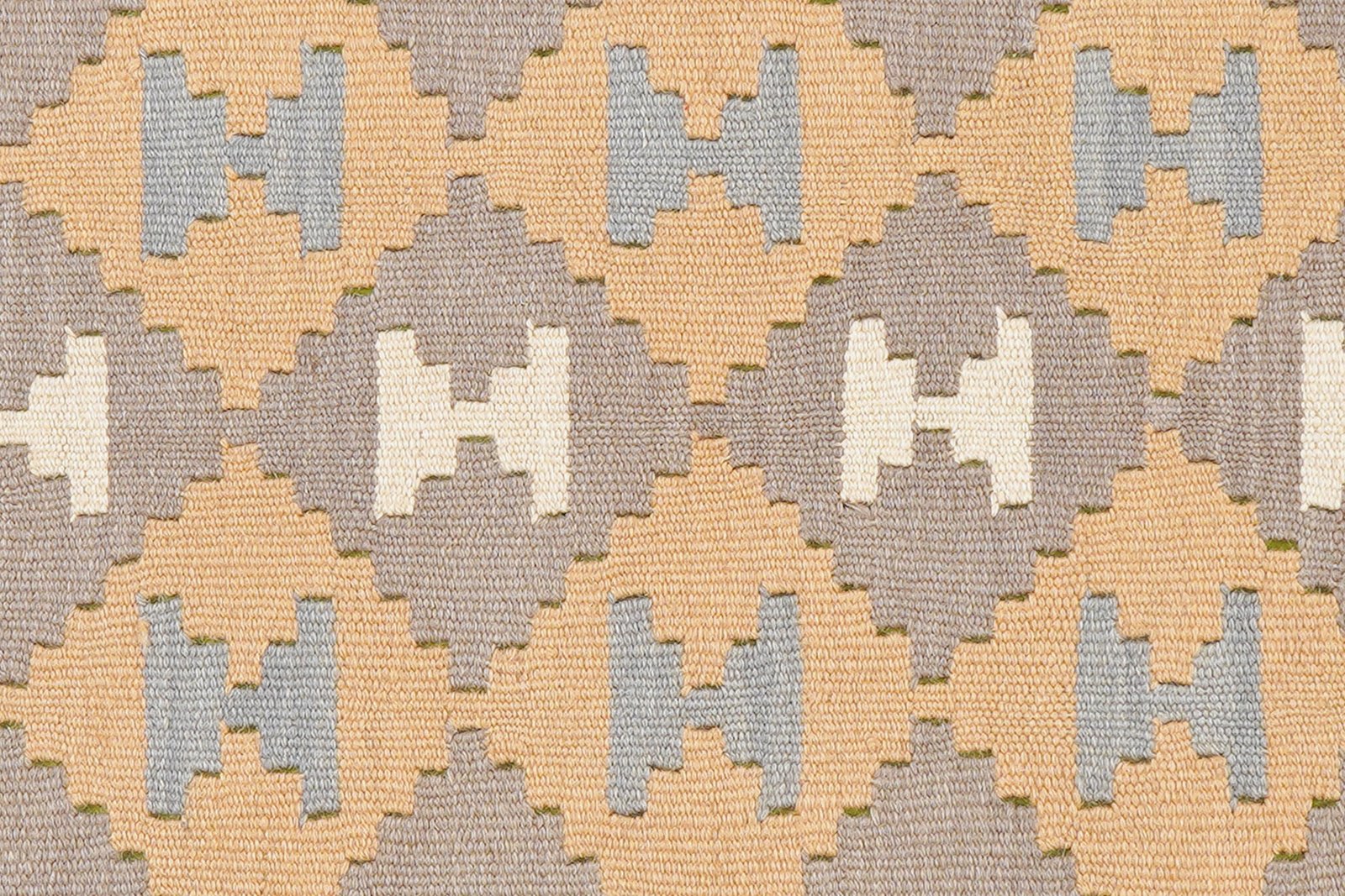 Kelim Gashgai — Handmade, 119x170 cm, Grey, 100% Virgin Wool | View 5