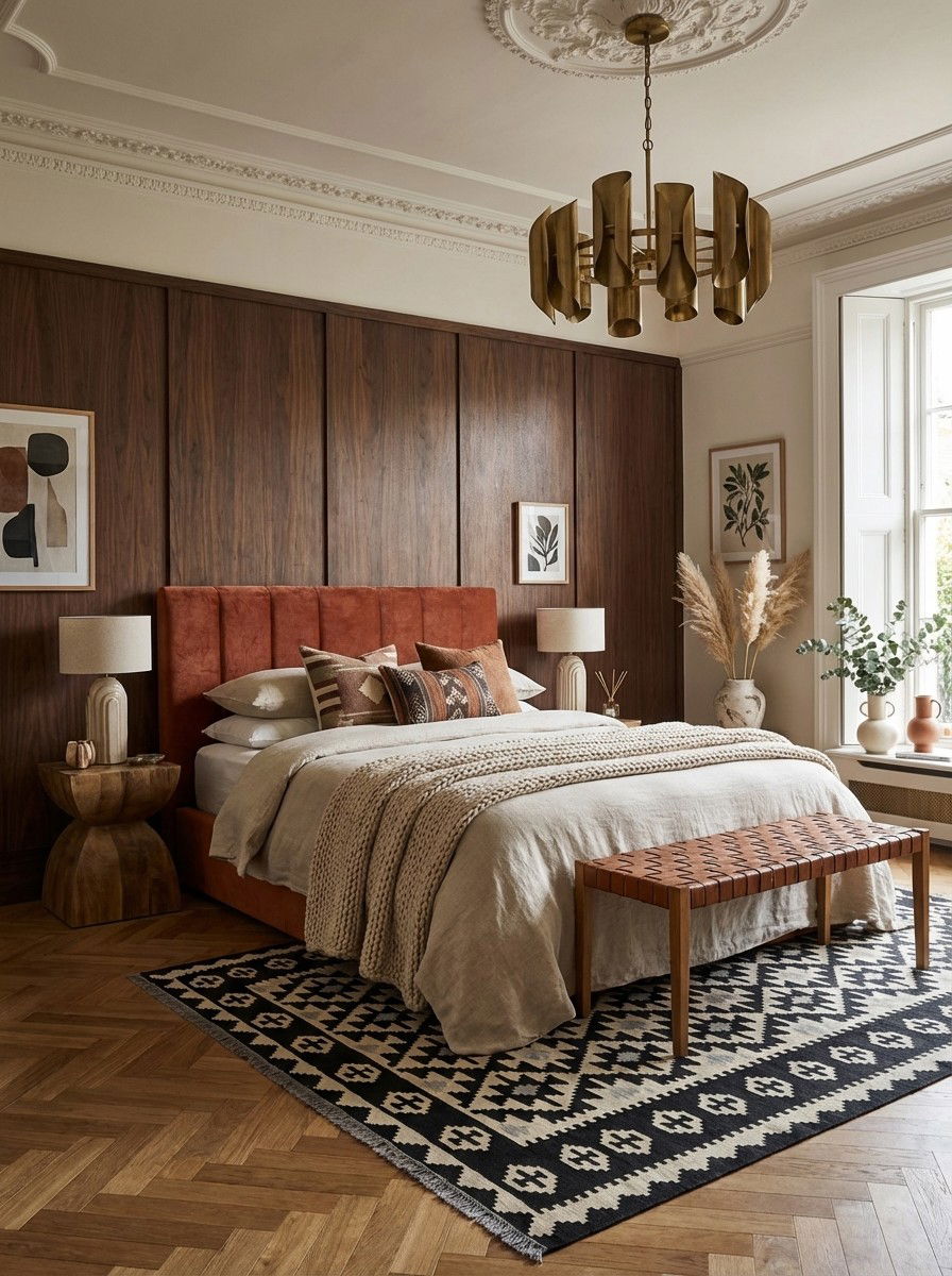 Kelim Gashgai — Handgefertigt, 296x208 cm, Schwarz, 100% Virgin Wool | Back view