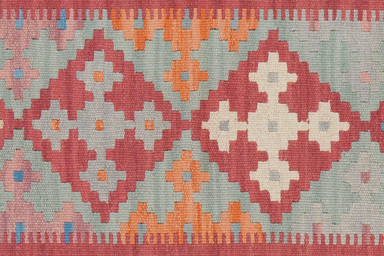 Kelim Gashgai — Handmade, 59x239 cm, Multicolor, 100% Virgin Wool | View 5