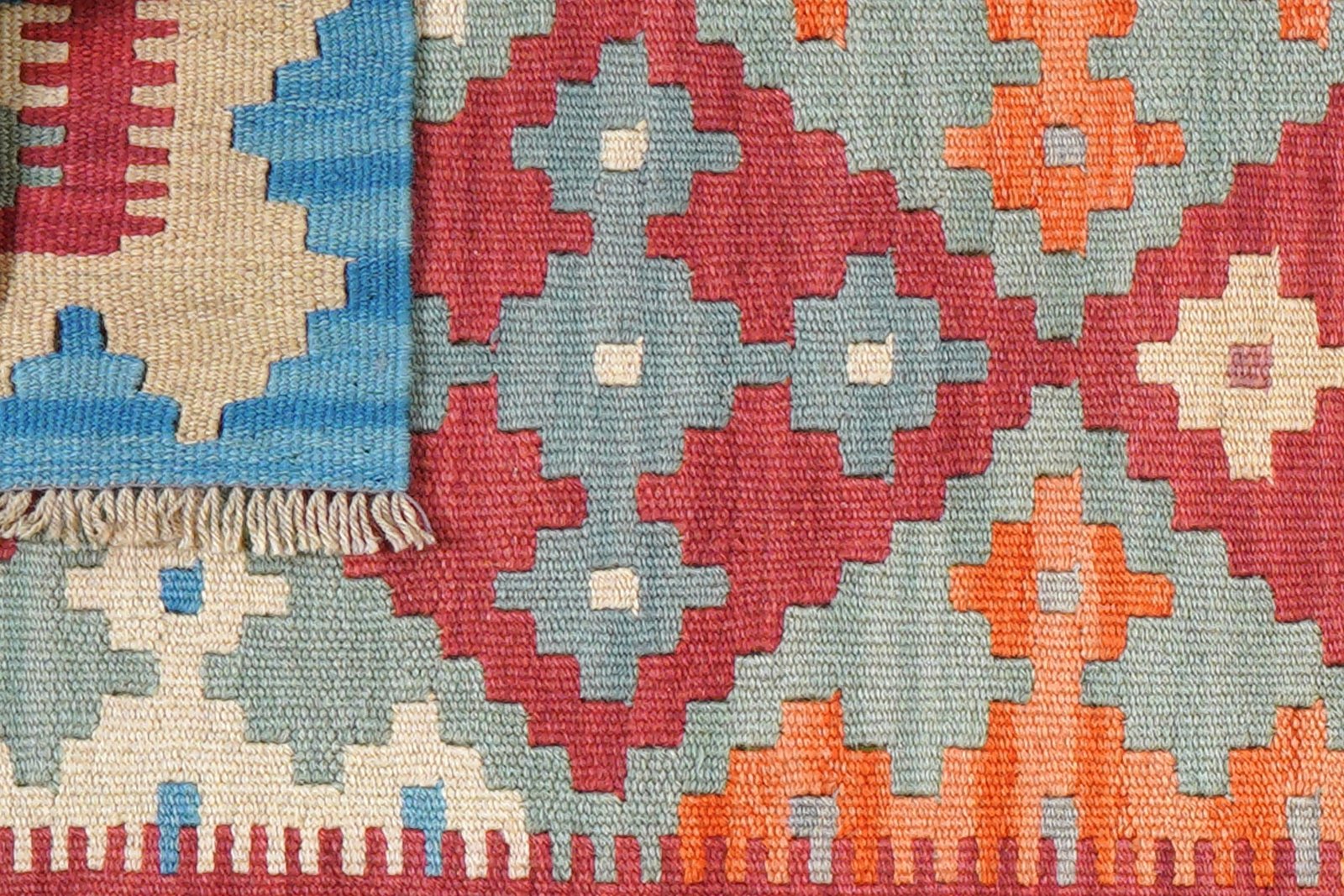 Kelim Gashgai — Handmade, 59x239 cm, Multicolor, 100% Virgin Wool | View 6