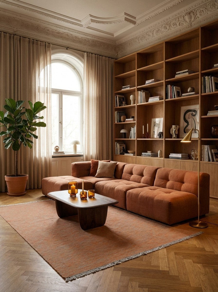 Kelim Gashgai — Handgefertigt, 198x149 cm, Bunt, 100% Virgin Wool | Back view