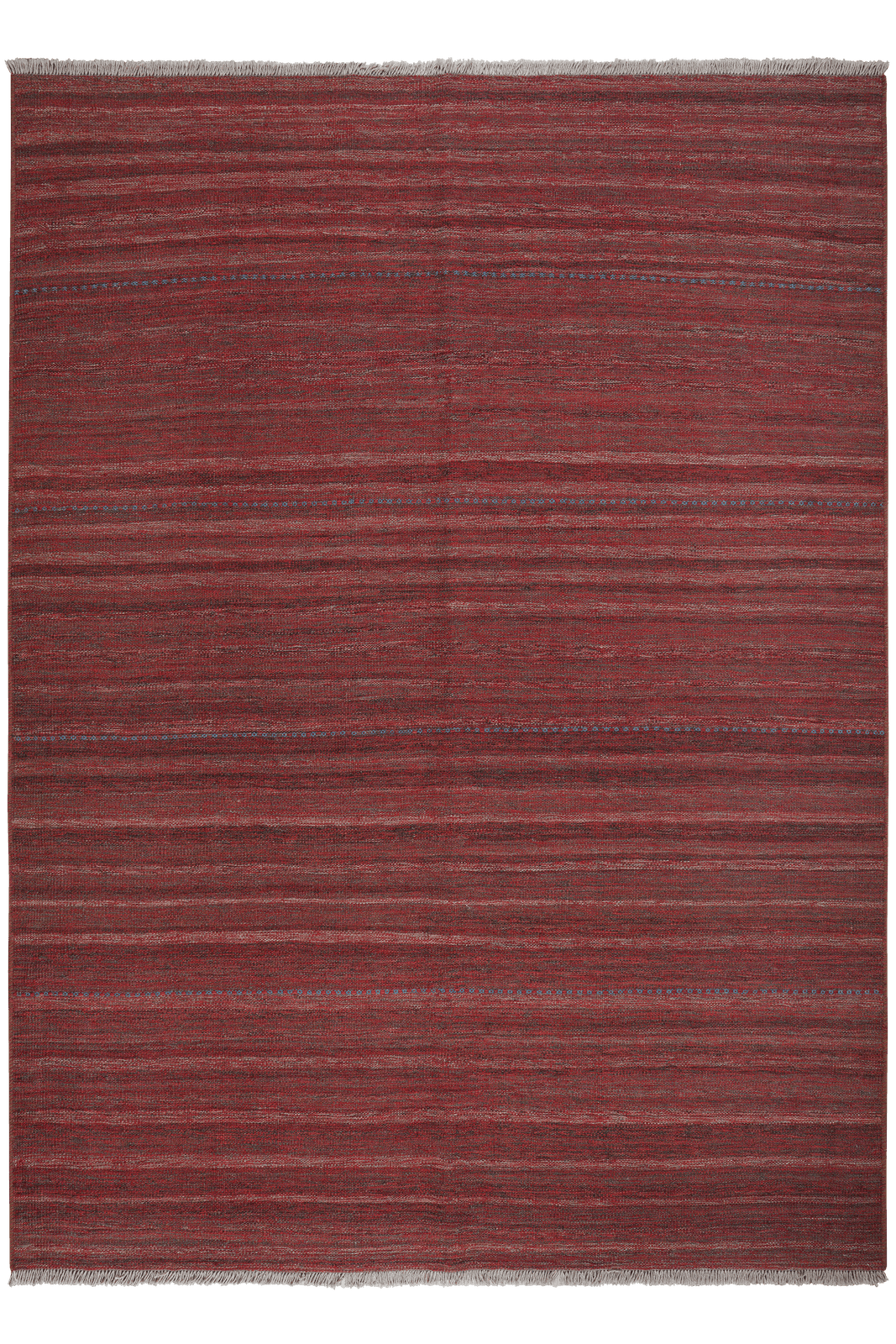 Kelim Gashgai — Handmade, 171x235 cm, Red, 100% Virgin Wool | Main view
