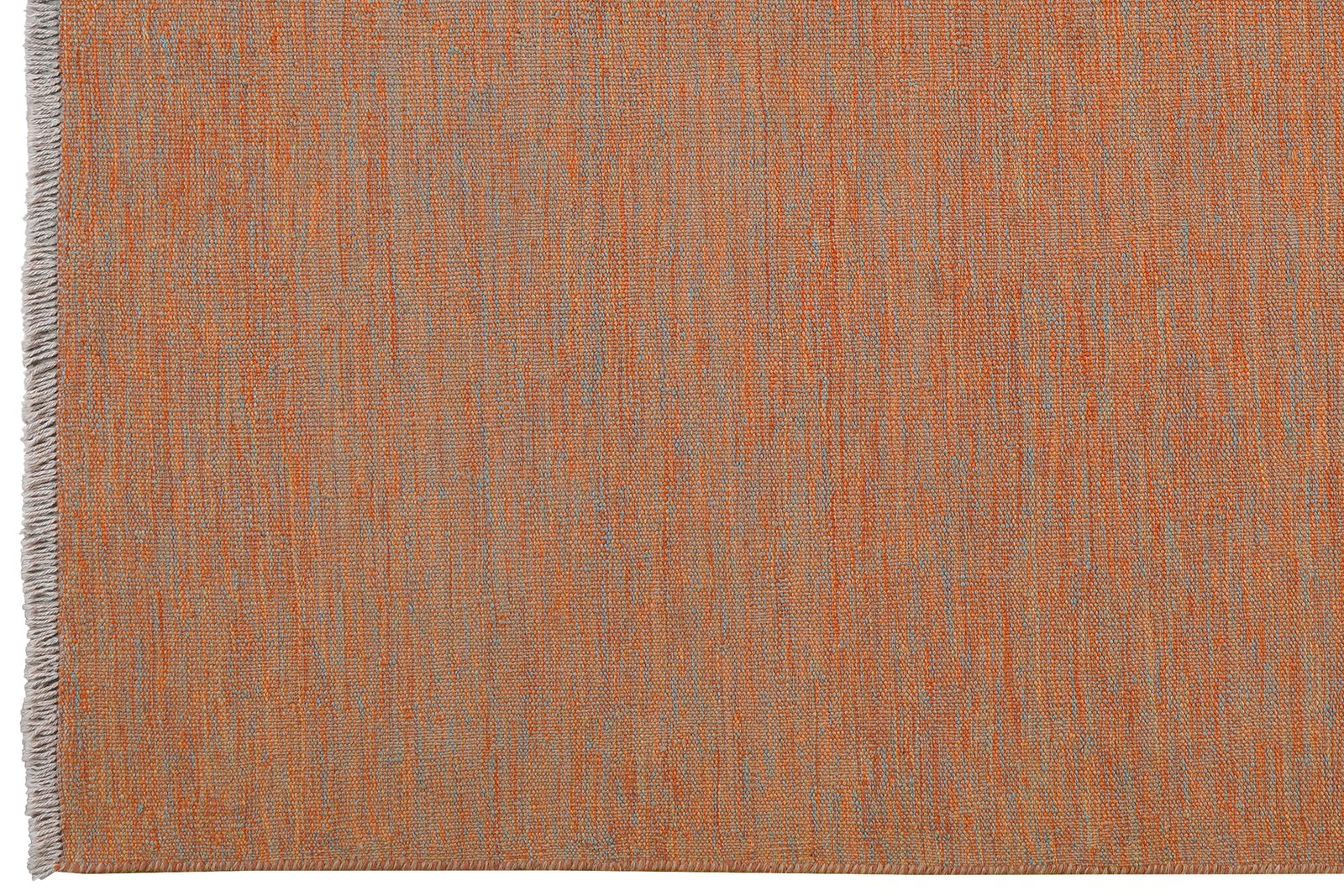 Kelim Gashgai — Handmade, 146x202 cm, Orange, 100% Virgin Wool | View 3