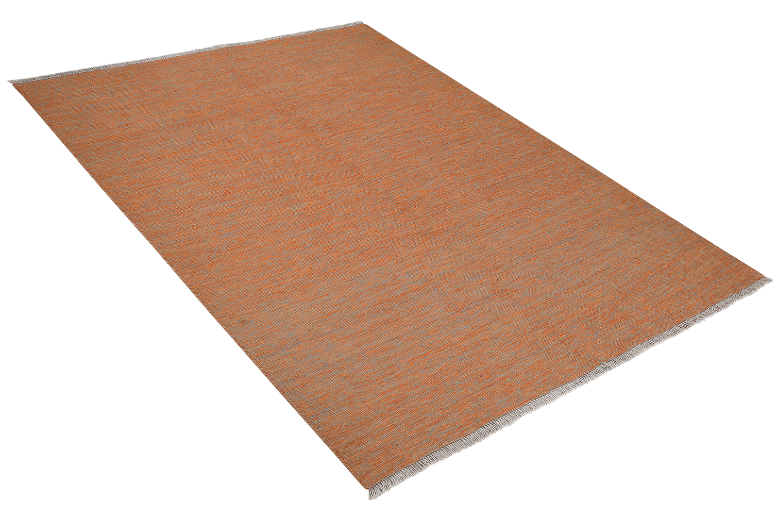 Kelim Gashgai — Handmade, 146x202 cm, Orange, 100% Virgin Wool | View 4