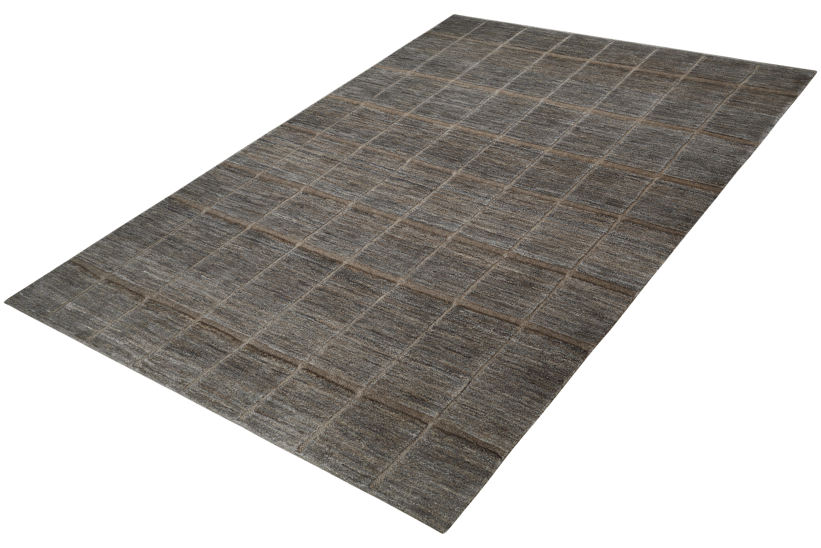 Gabbeh — Hand-knotted, 201x286 cm, Grey, 100% Virgin Wool | View 5