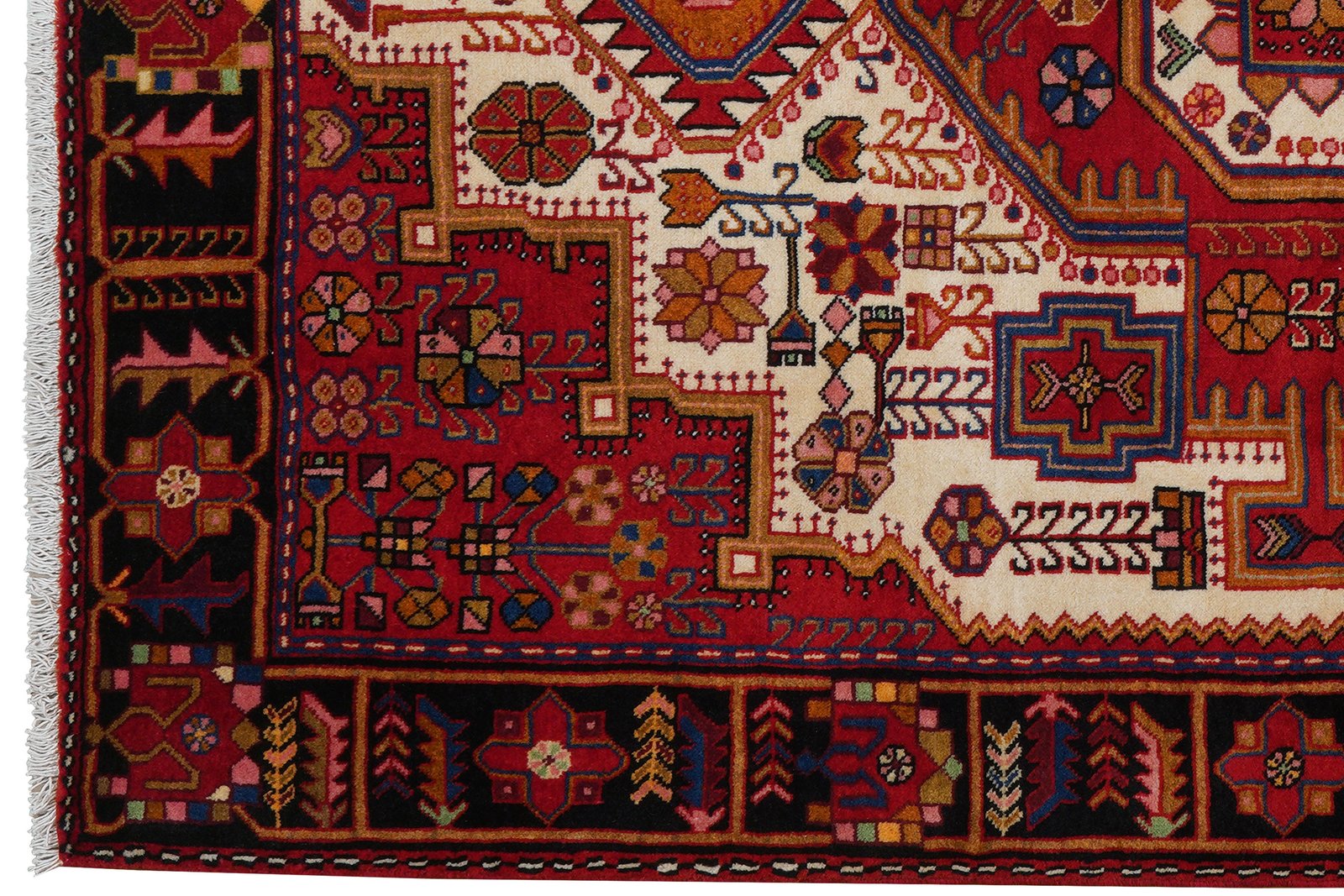 Nahavand — Hand-knotted, 143x201 cm, Beige, 100% Virgin Wool | View 3