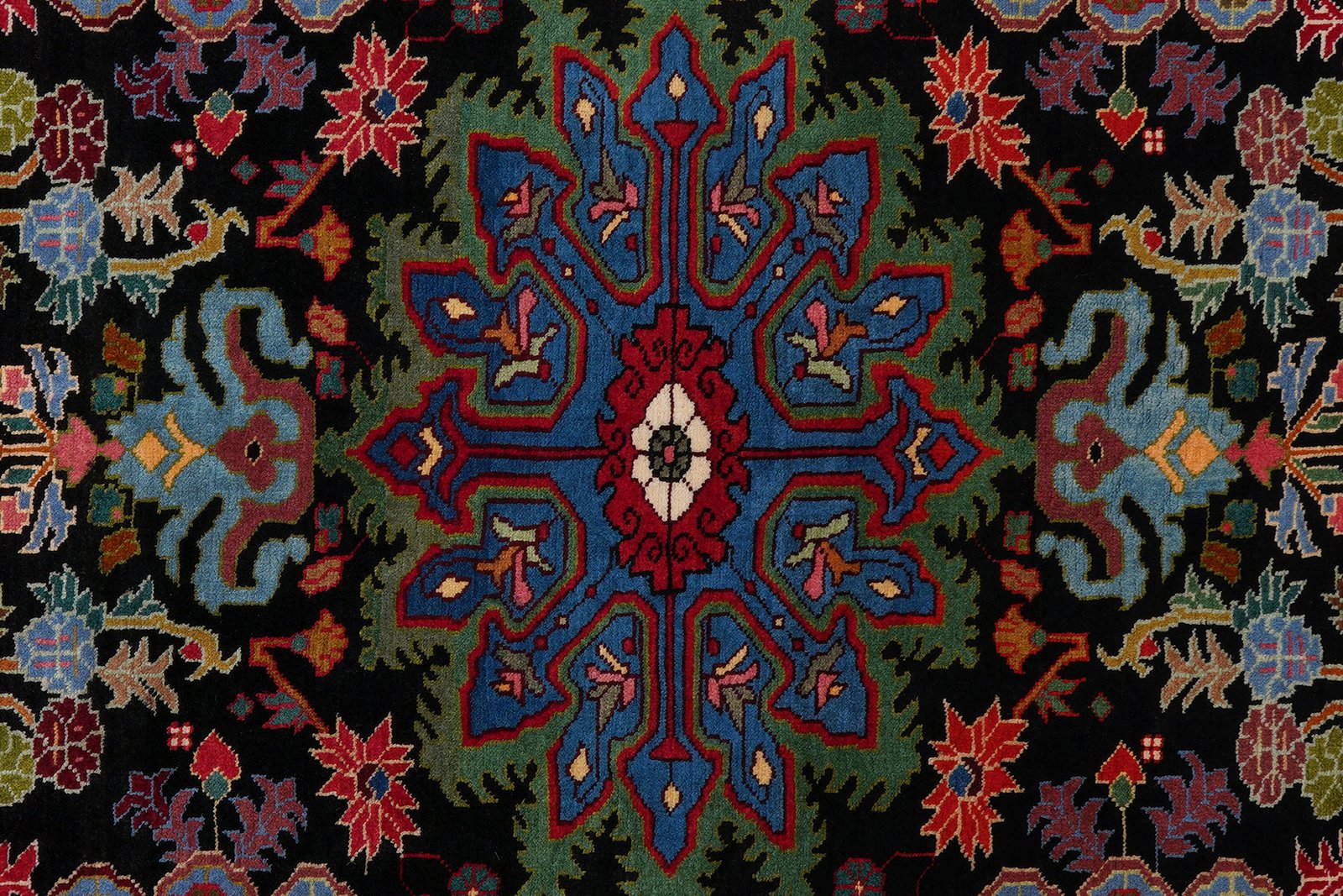 Nahavand — Hand-knotted, 151x213 cm, Blue, 100% Virgin Wool | View 6