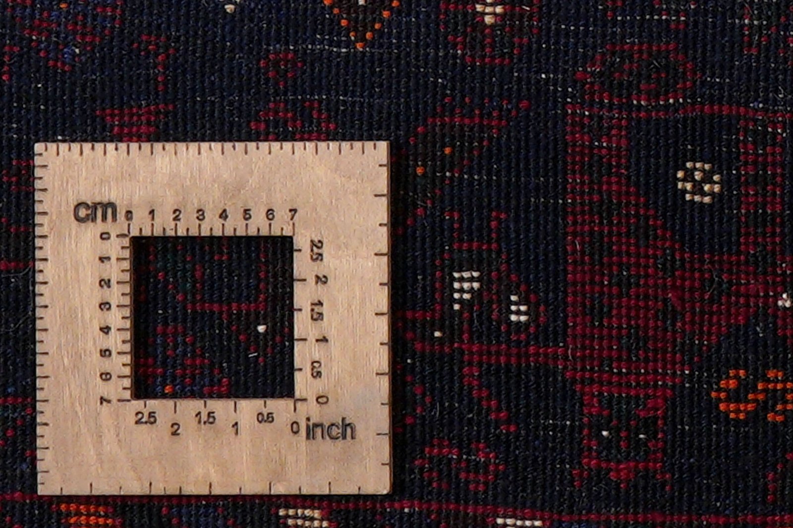 Gashgai — Hand-knotted, 206x297 cm, Red, 100% Virgin Wool | View 8