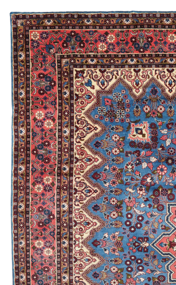 Mehreban — Handgefertigt, 289x257 cm, Rot, 100% Virgin Wool | View 4