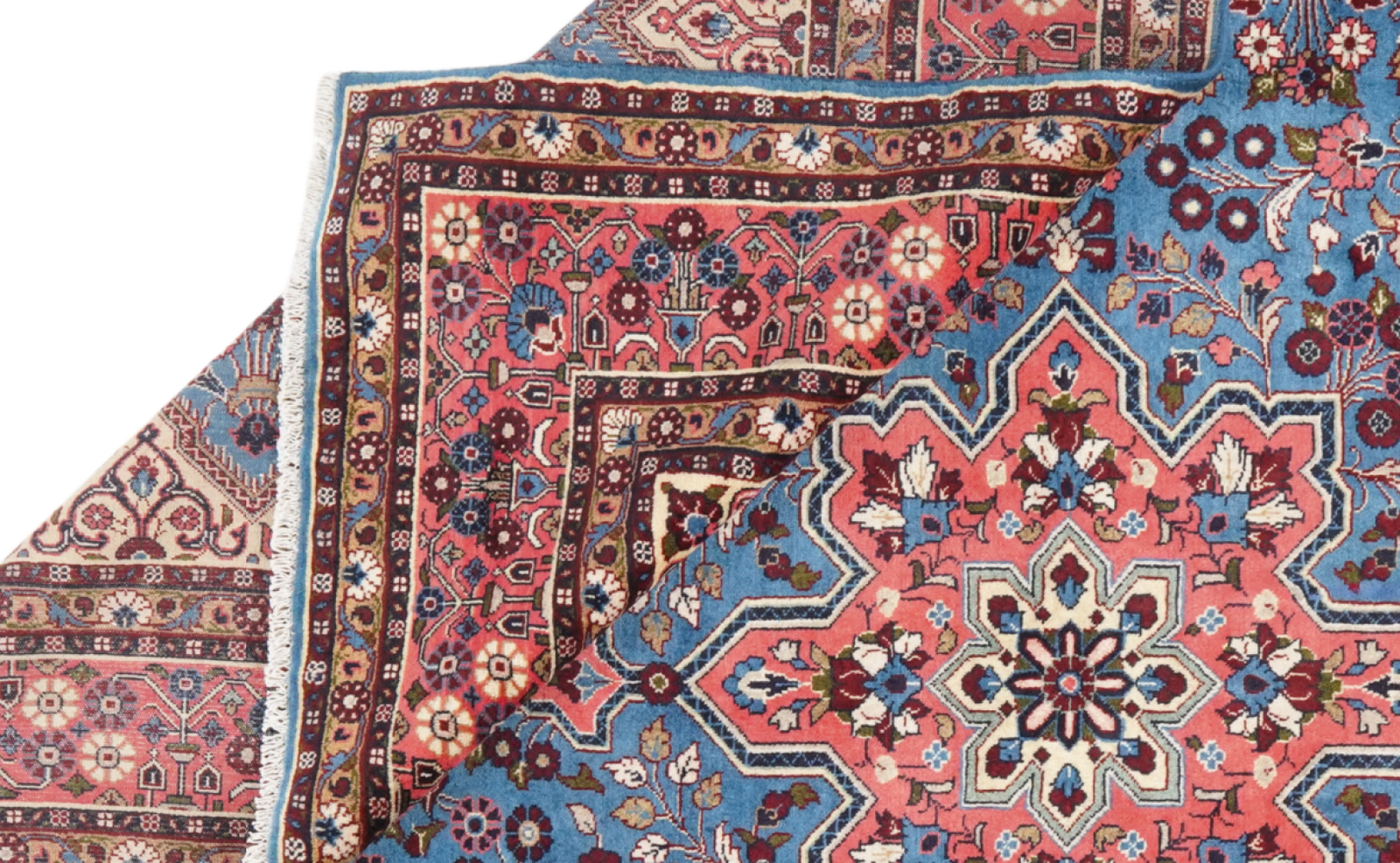 Mehreban — Handgefertigt, 289x257 cm, Rot, 100% Virgin Wool | View 6