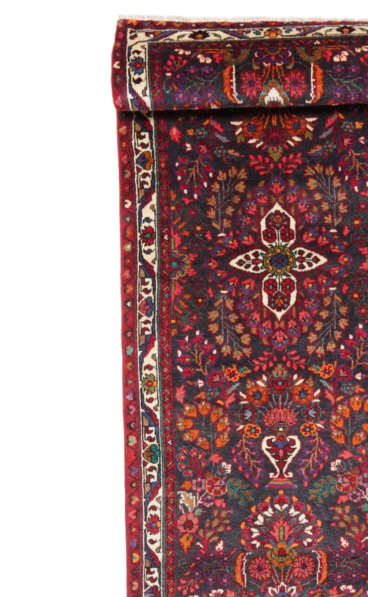 Mehreban — Handgefertigt, 410x87 cm, Beige, 100% Virgin Wool | View 4