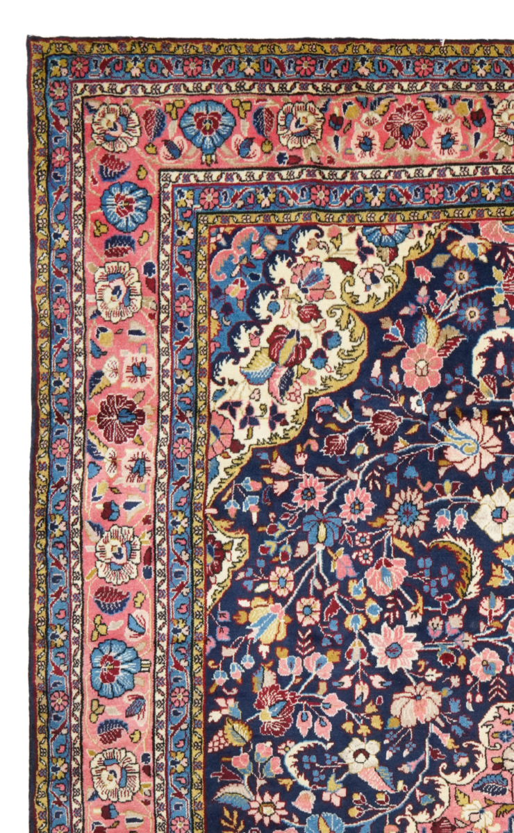 Mehreban — Handgefertigt, 347x260 cm, Rot, 100% Virgin Wool | View 4