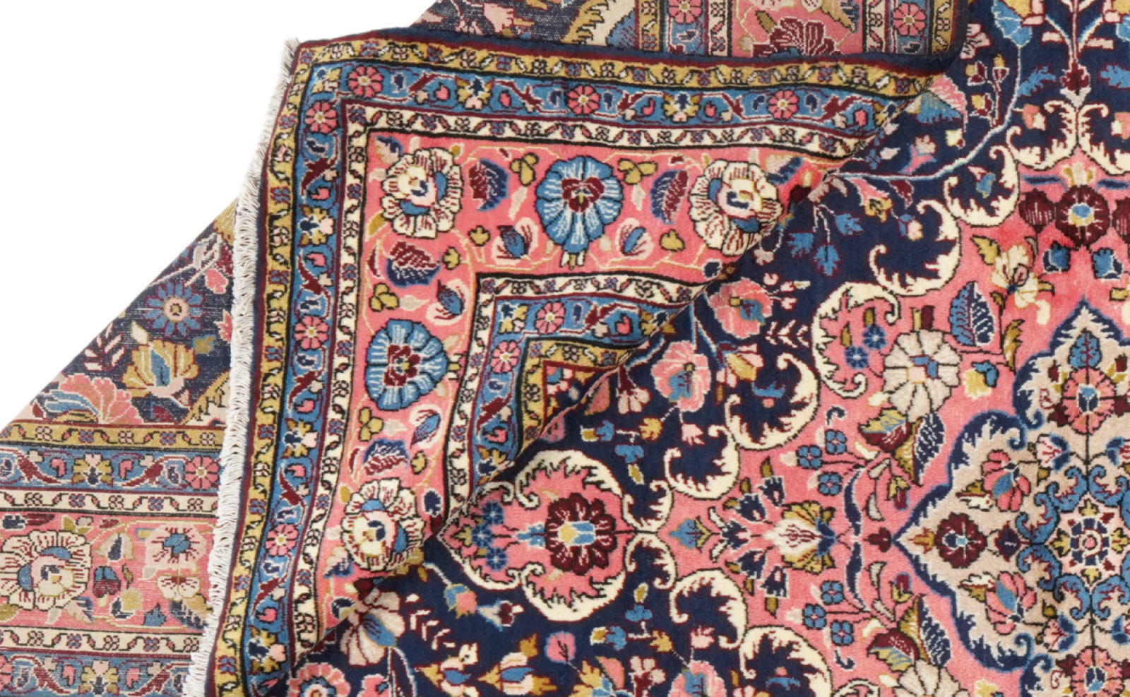 Mehreban — Handgefertigt, 347x260 cm, Rot, 100% Virgin Wool | View 6