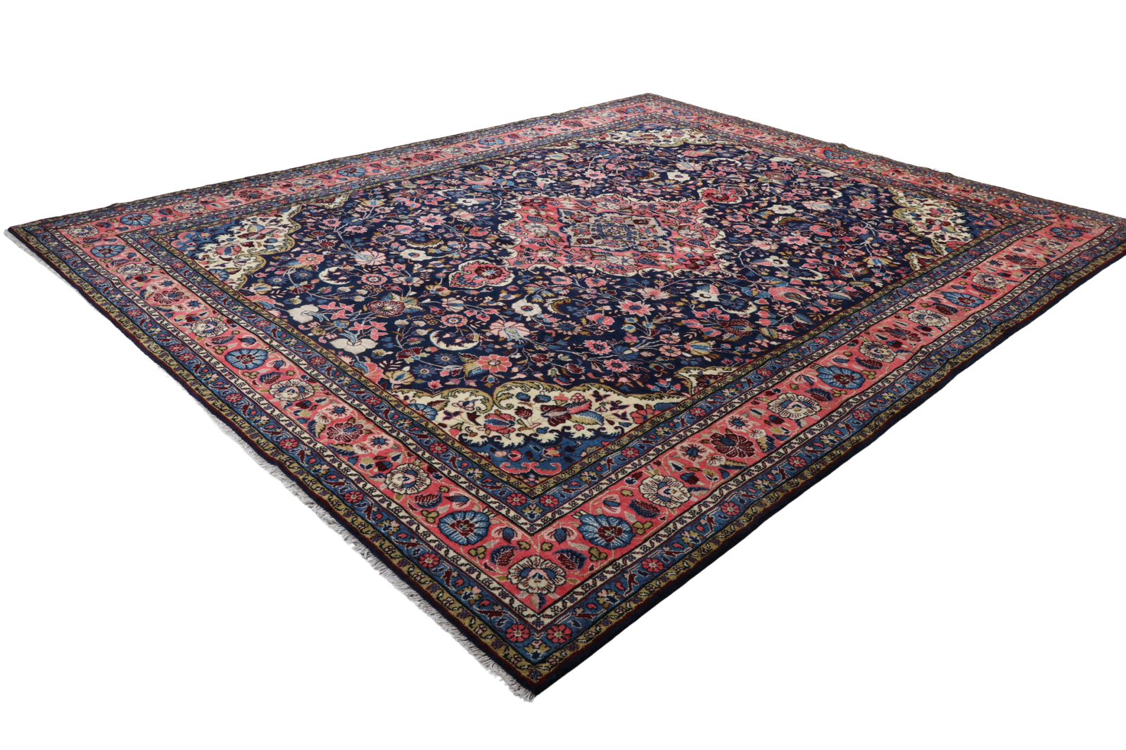 Mehreban — Handgefertigt, 347x260 cm, Rot, 100% Virgin Wool | View 7