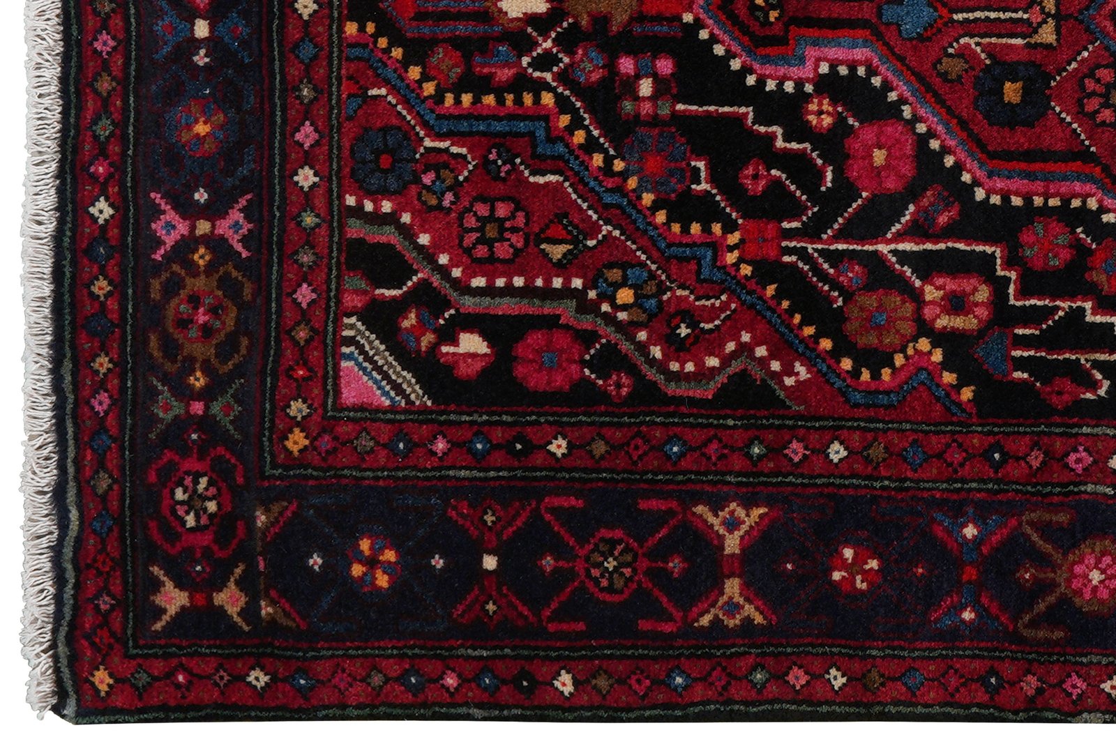 Djozan — Hand-knotted, 100x167 cm, Blue, 100% Virgin Wool | View 3