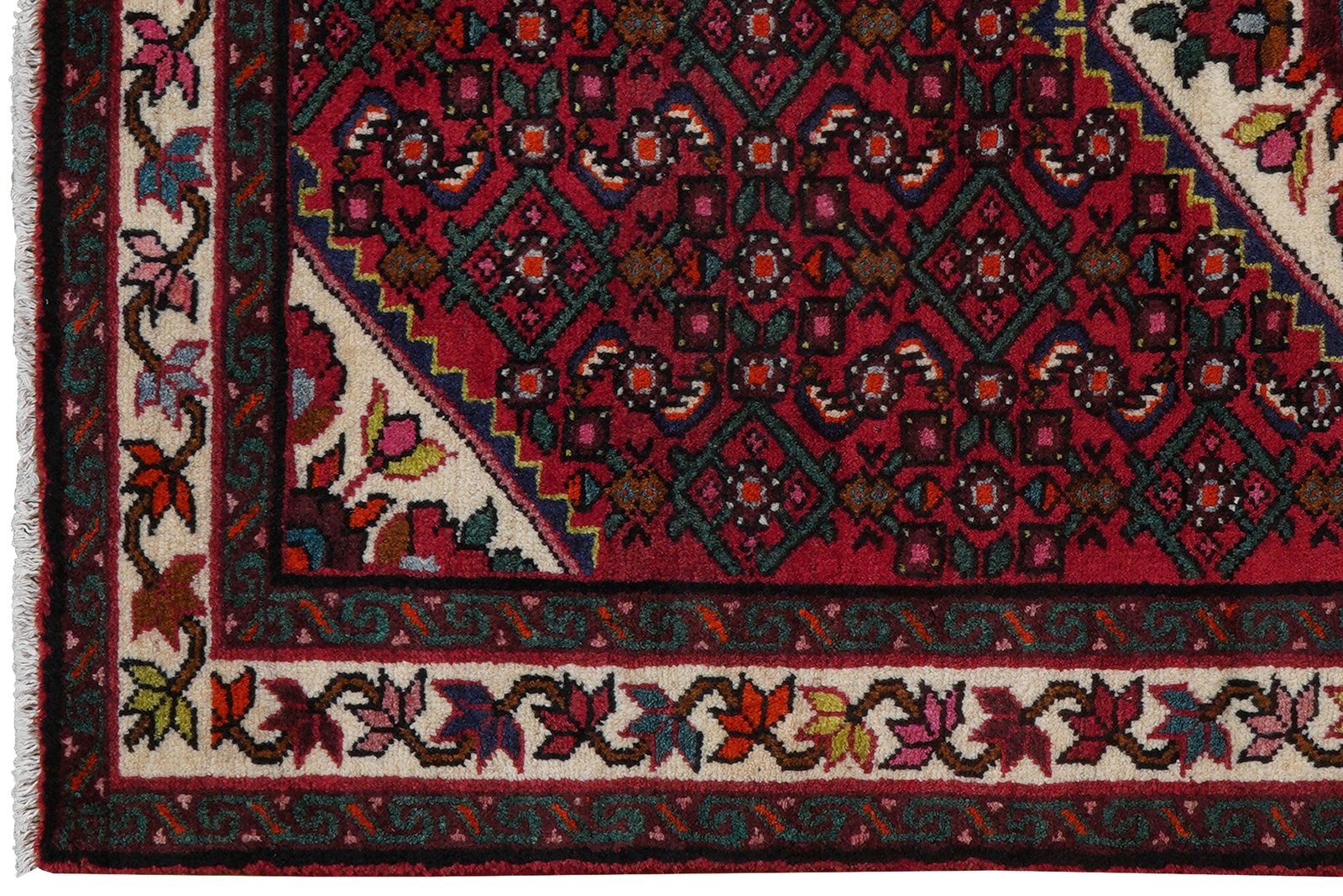 Koutabad — Hand-knotted, 109x165 cm, Red, 100% Virgin Wool | View 3