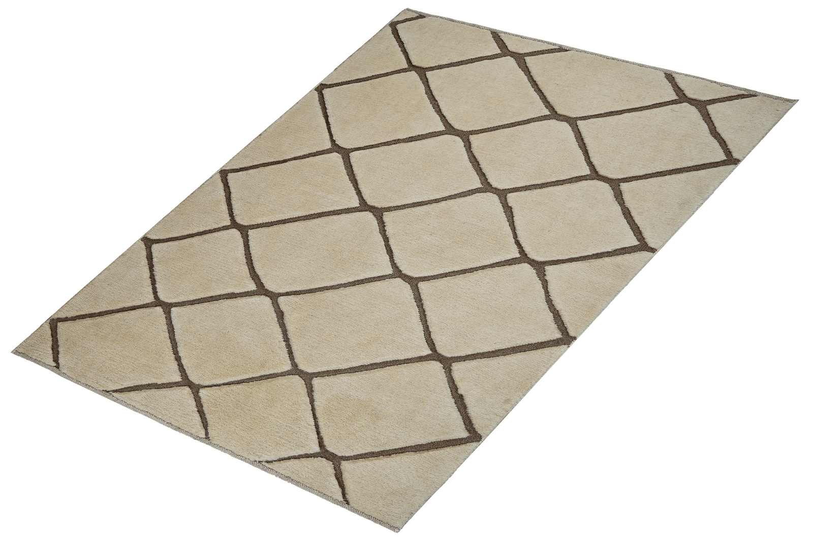 Gabbeh — Hand-knotted, 148x190 cm, Beige, 100% Virgin Wool | View 5