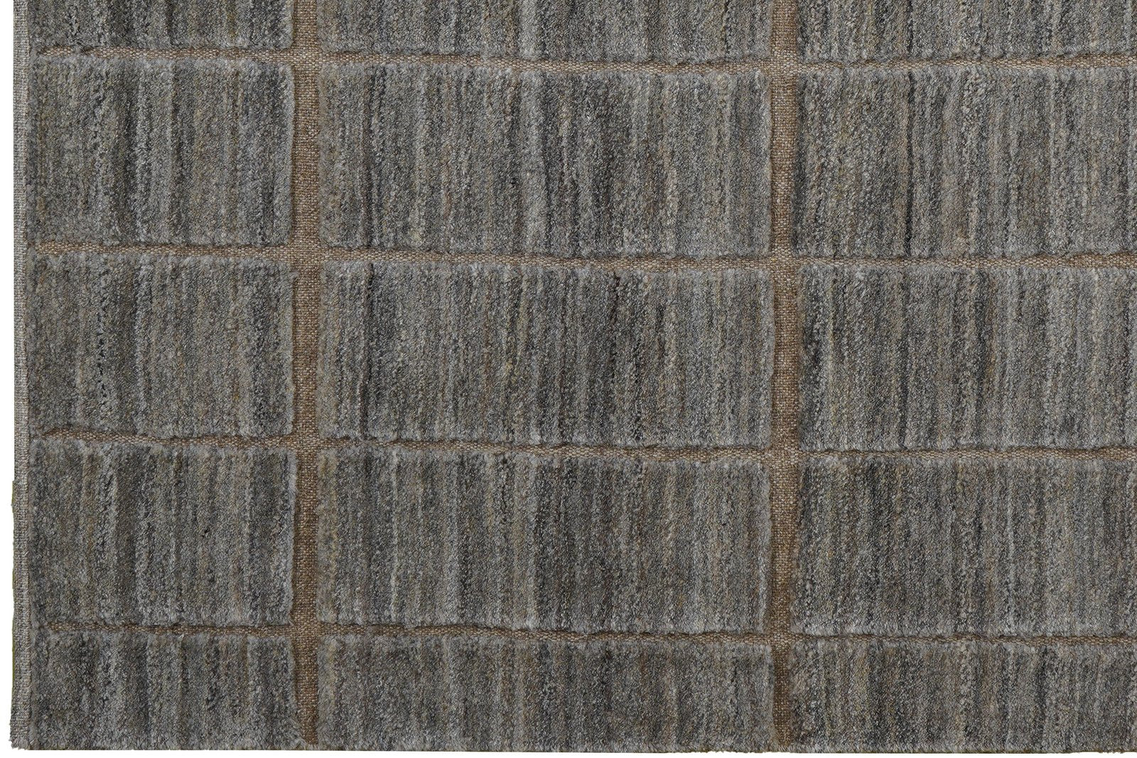 Gabbeh — Hand-knotted, 158x185 cm, Grey, 100% Virgin Wool | View 3