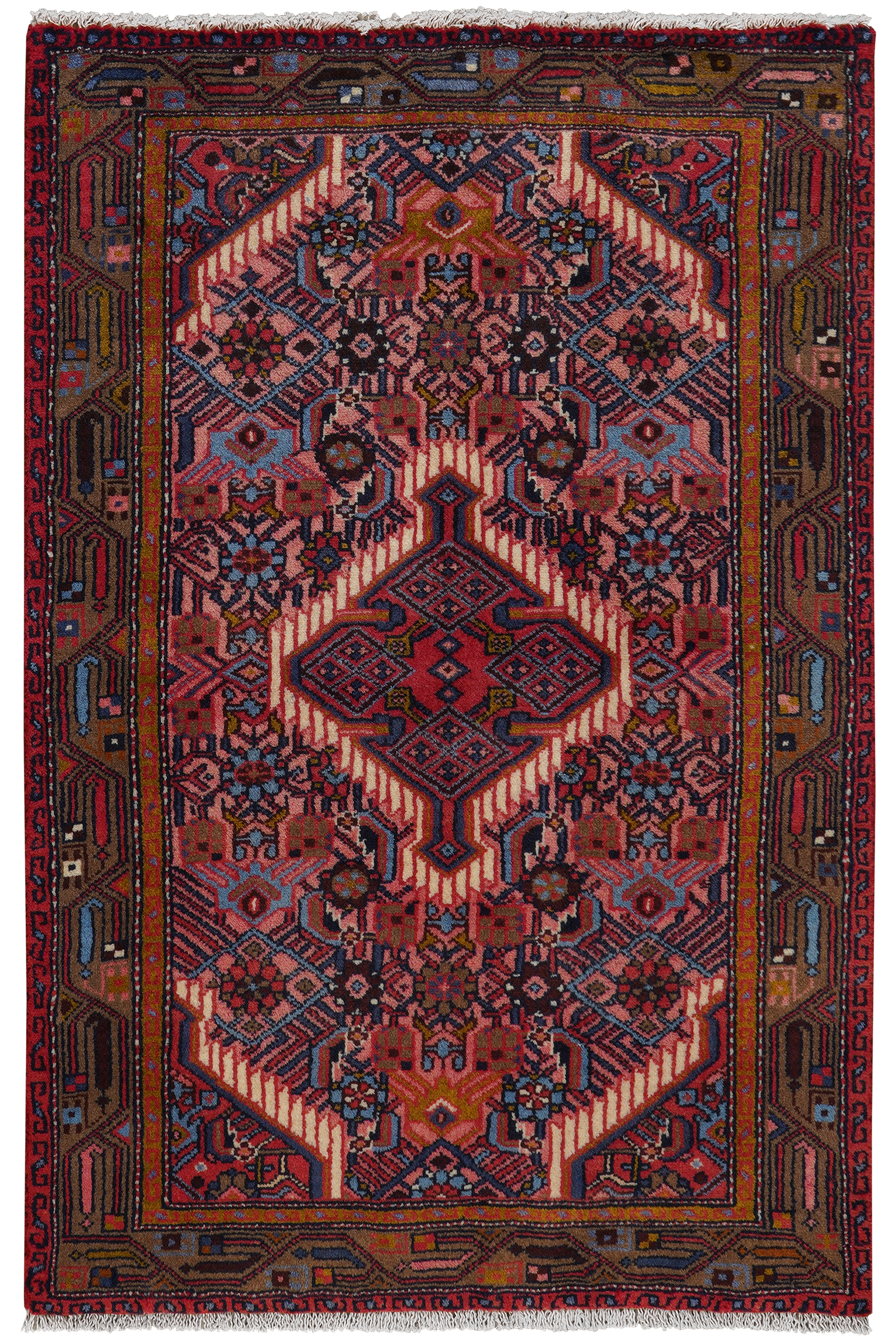 Assadabad — Handgefertigt, 124x81 cm, Bunt, 100% Virgin Wool | Main view