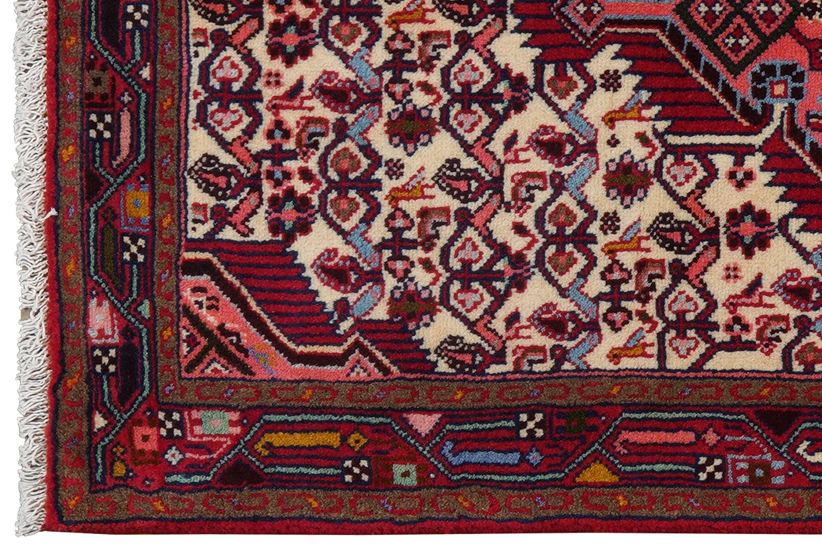 Assadabad — Hand-knotted, 79x130 cm, Beige, 100% Virgin Wool | View 3