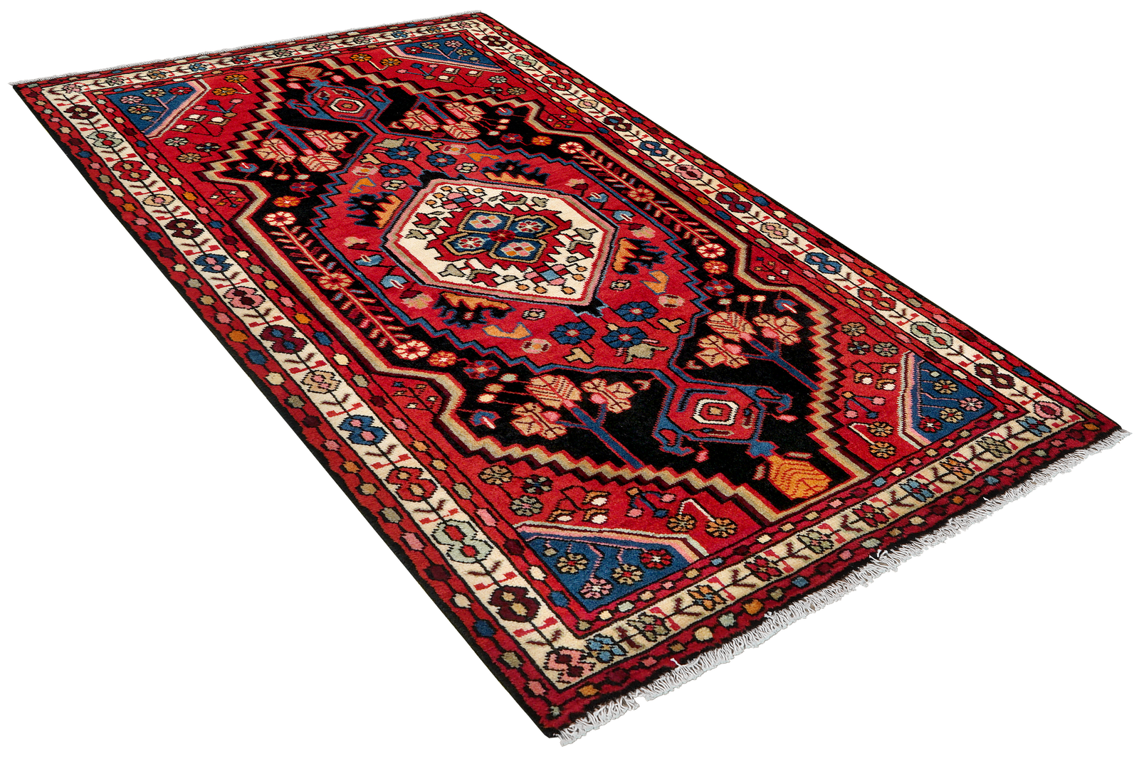 Toysarghan — Handgefertigt, 135x82 cm, Beige, 100% Virgin Wool | View 5