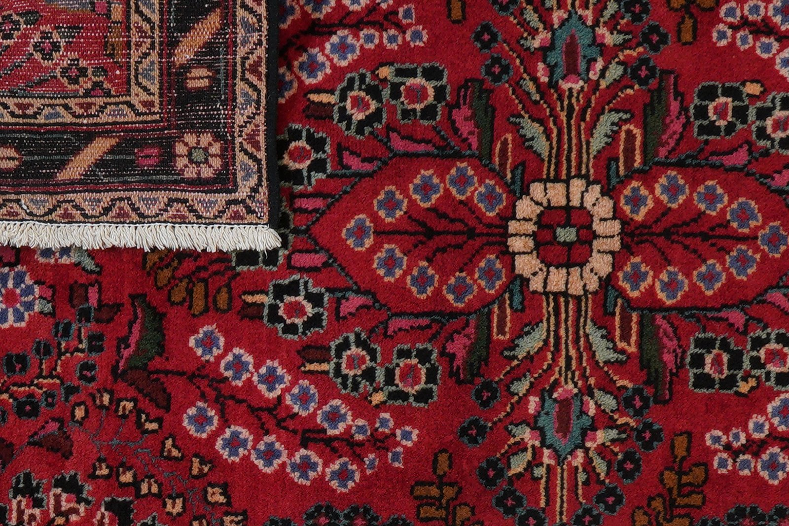 Dardjazin — Hand-knotted, 83x130 cm, Red, 100% Virgin Wool | View 7