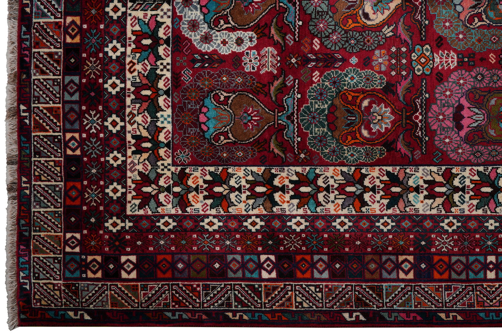 Gashgai — Handgefertigt, 297x206 cm, Bunt, 100% Virgin Wool | View 4