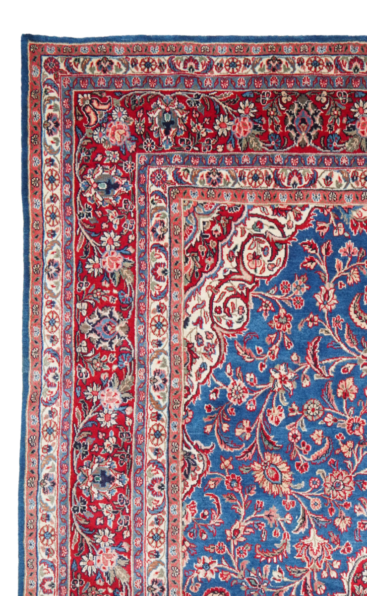 Ekbatan — Handgefertigt, 373x272 cm, Rot, 100% Virgin Wool | View 4