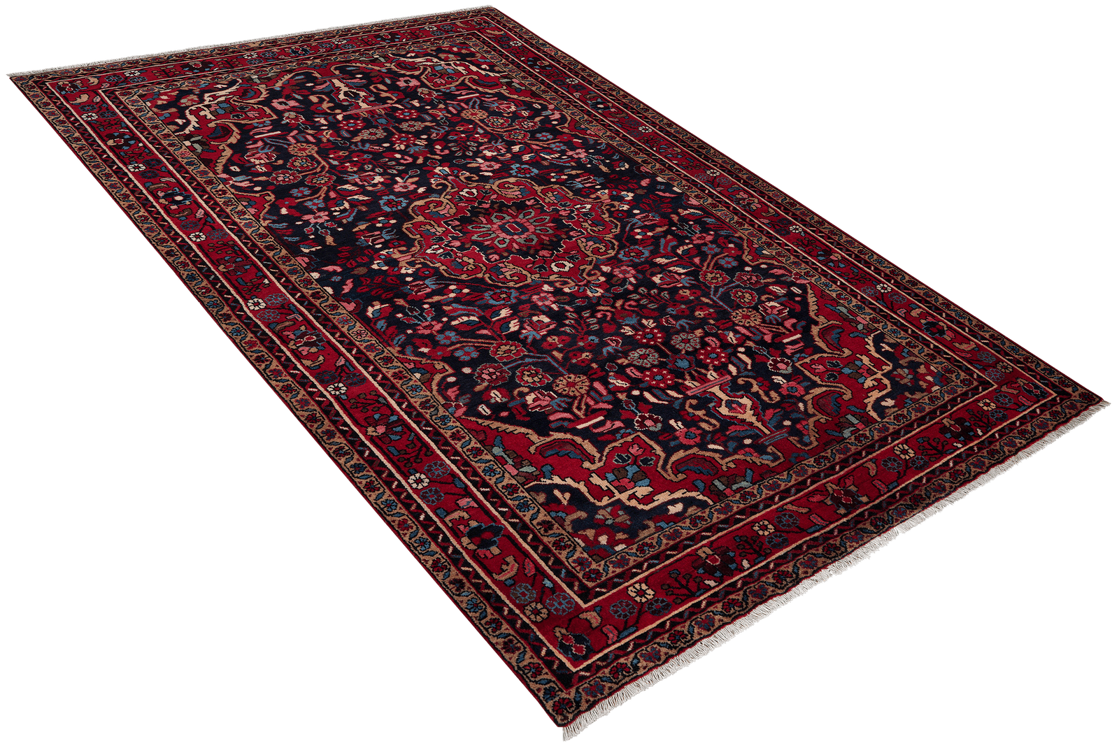 Bourtchalou — Hand-knotted, 170x254 cm, Blue, 100% Virgin Wool | View 4