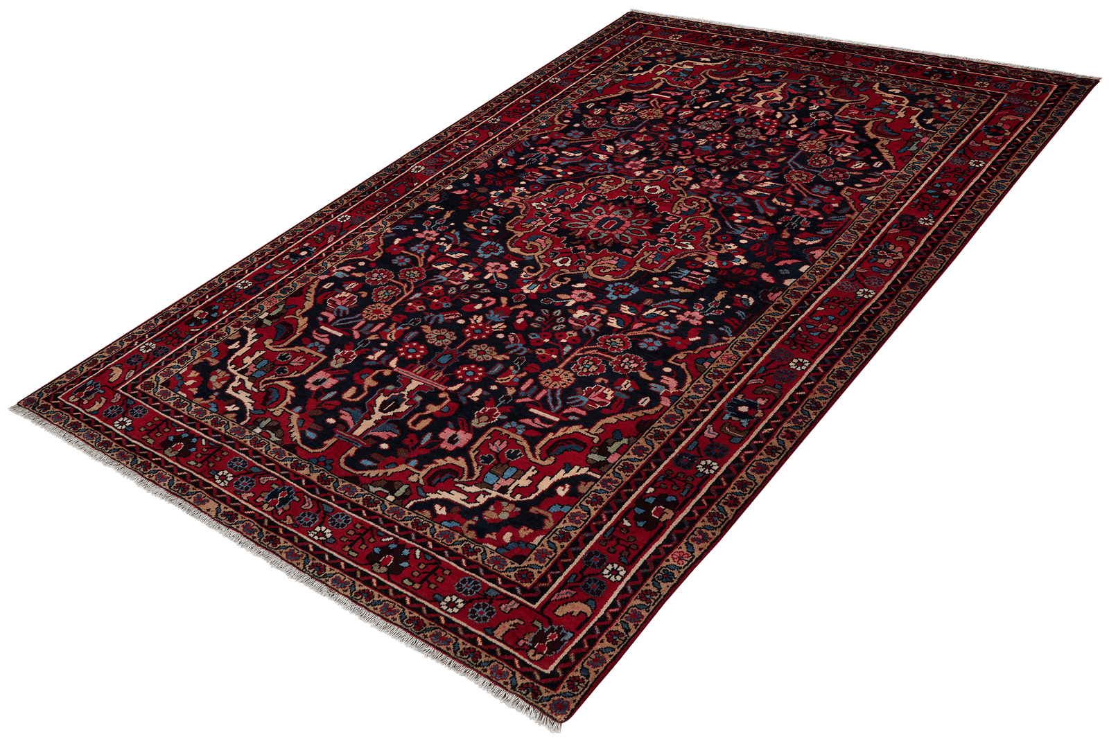 Bourtchalou — Hand-knotted, 170x254 cm, Blue, 100% Virgin Wool | View 5