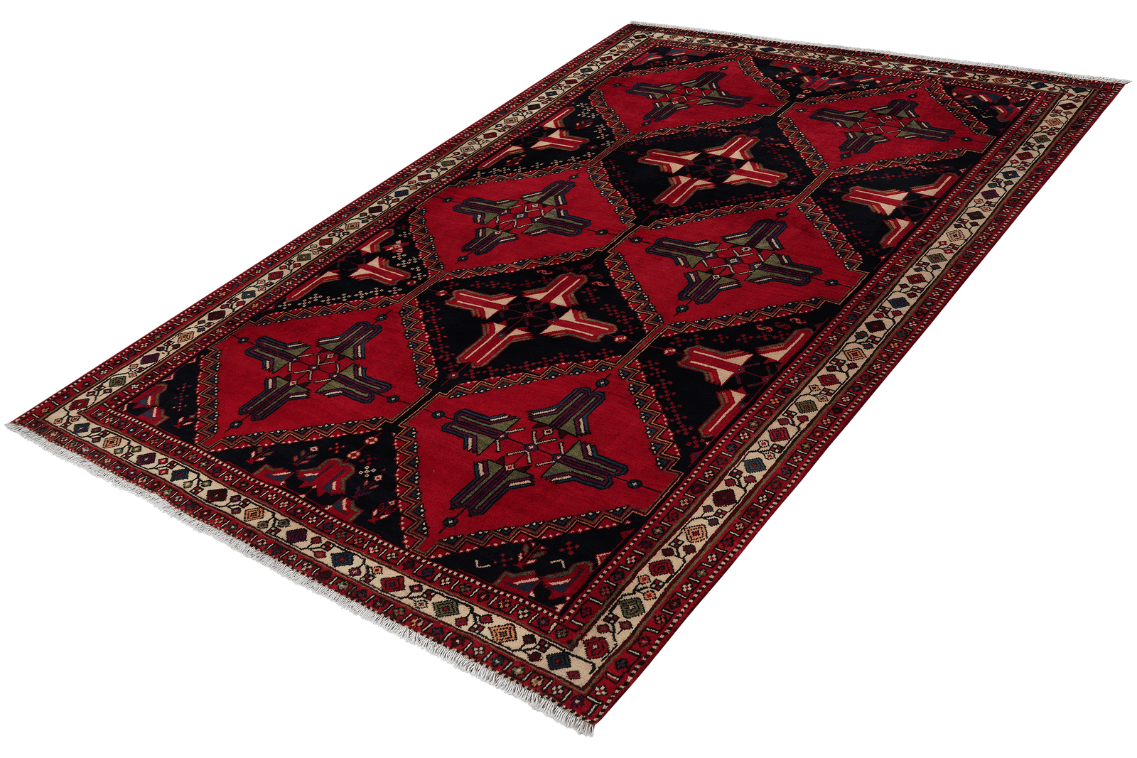 Afshar — Hand-knotted, 162x250 cm, Blue, 100% Virgin Wool | View 5