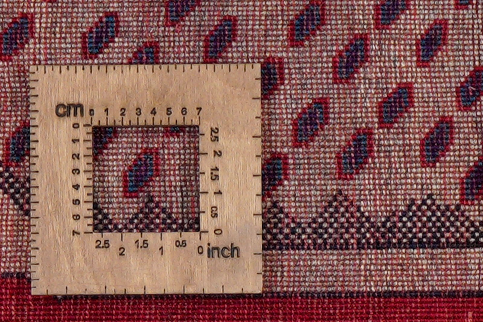 Gashgai — Hand-knotted, 103x180 cm, Red, 100% Virgin Wool | View 8