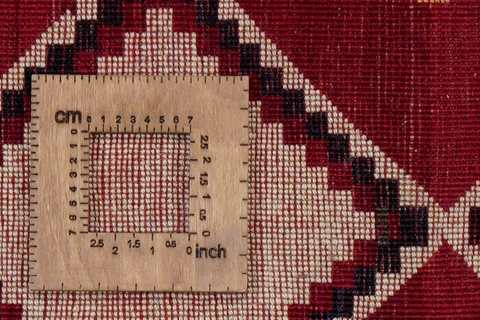Gashgai — Hand-knotted, 109x180 cm, Red, 100% Virgin Wool | View 8