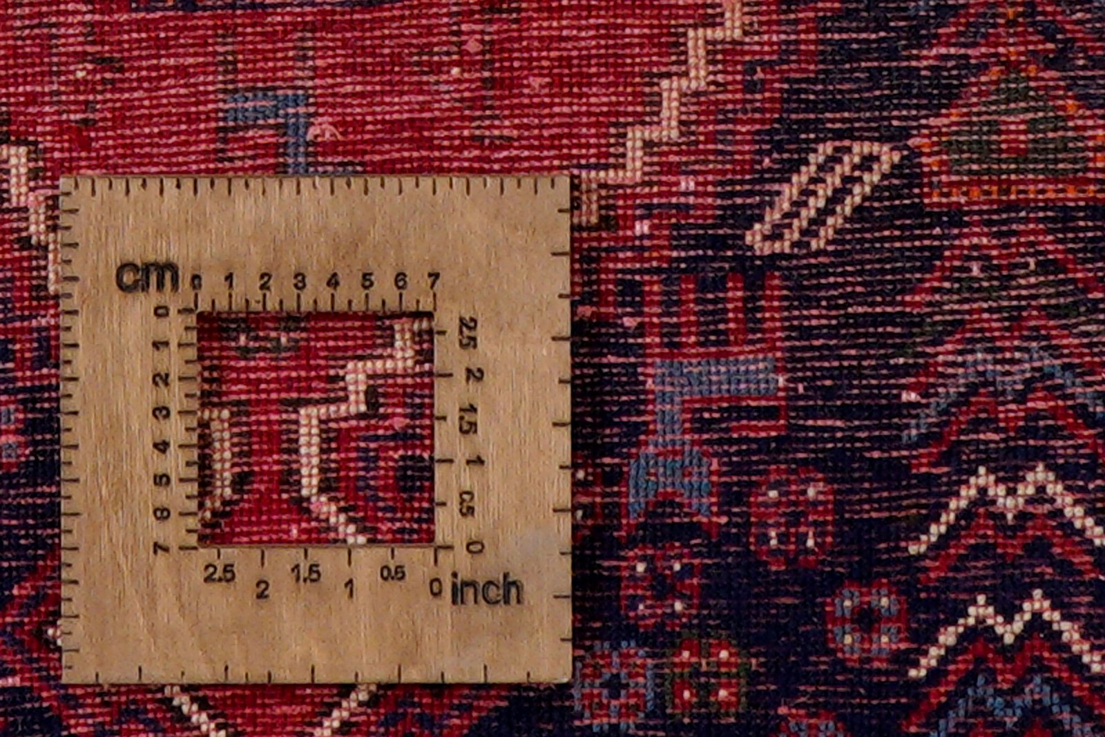 Afshar — Hand-knotted, 135x195 cm, Blue, 100% Virgin Wool | View 8