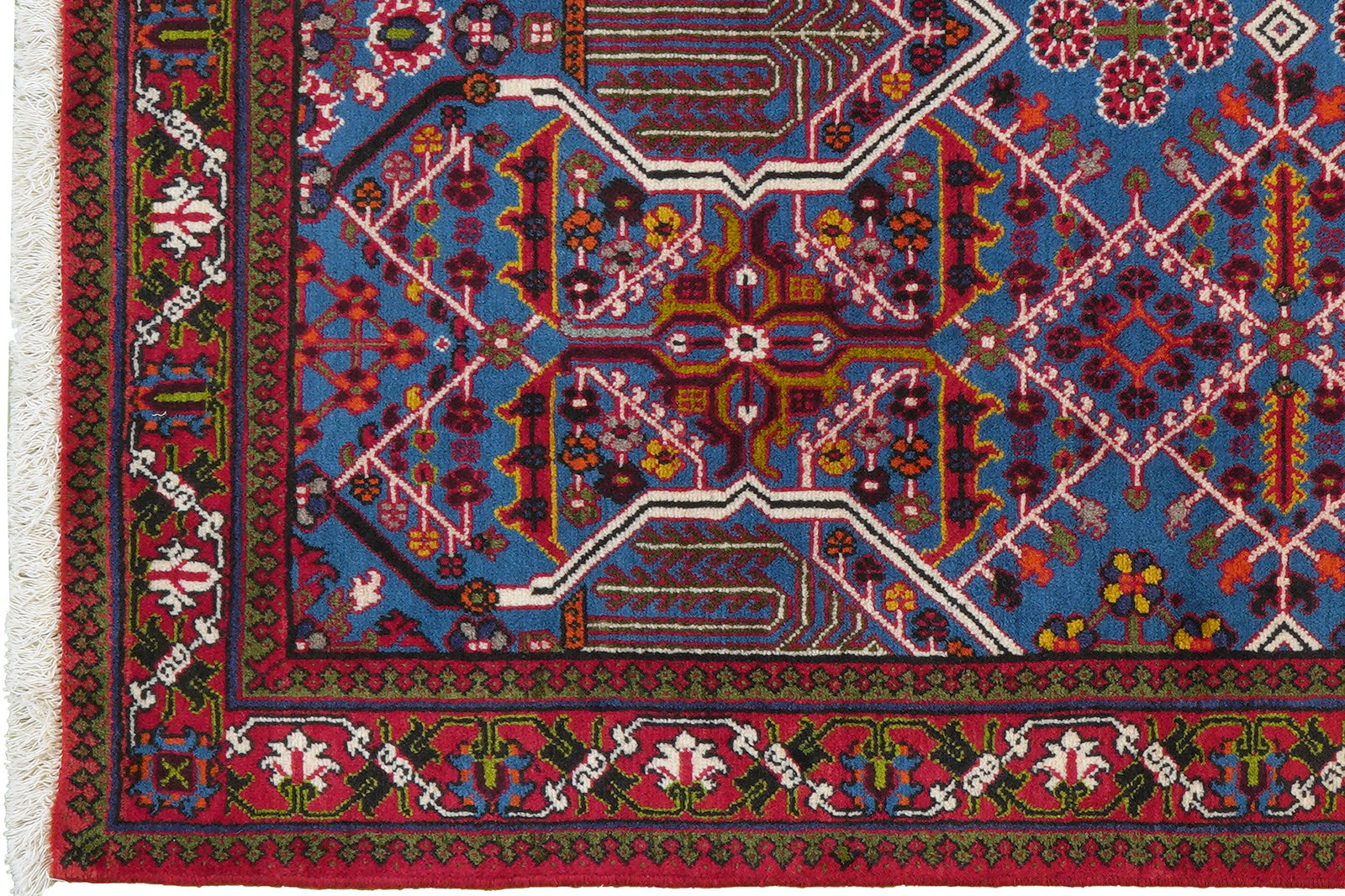 Meymeh — Handgefertigt, 158x110 cm, Rot, 100% Virgin Wool | View 4