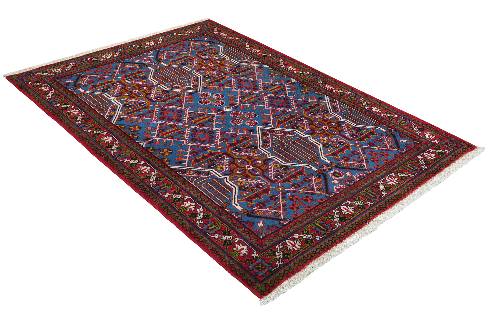 Meymeh — Handgefertigt, 158x110 cm, Rot, 100% Virgin Wool | View 5