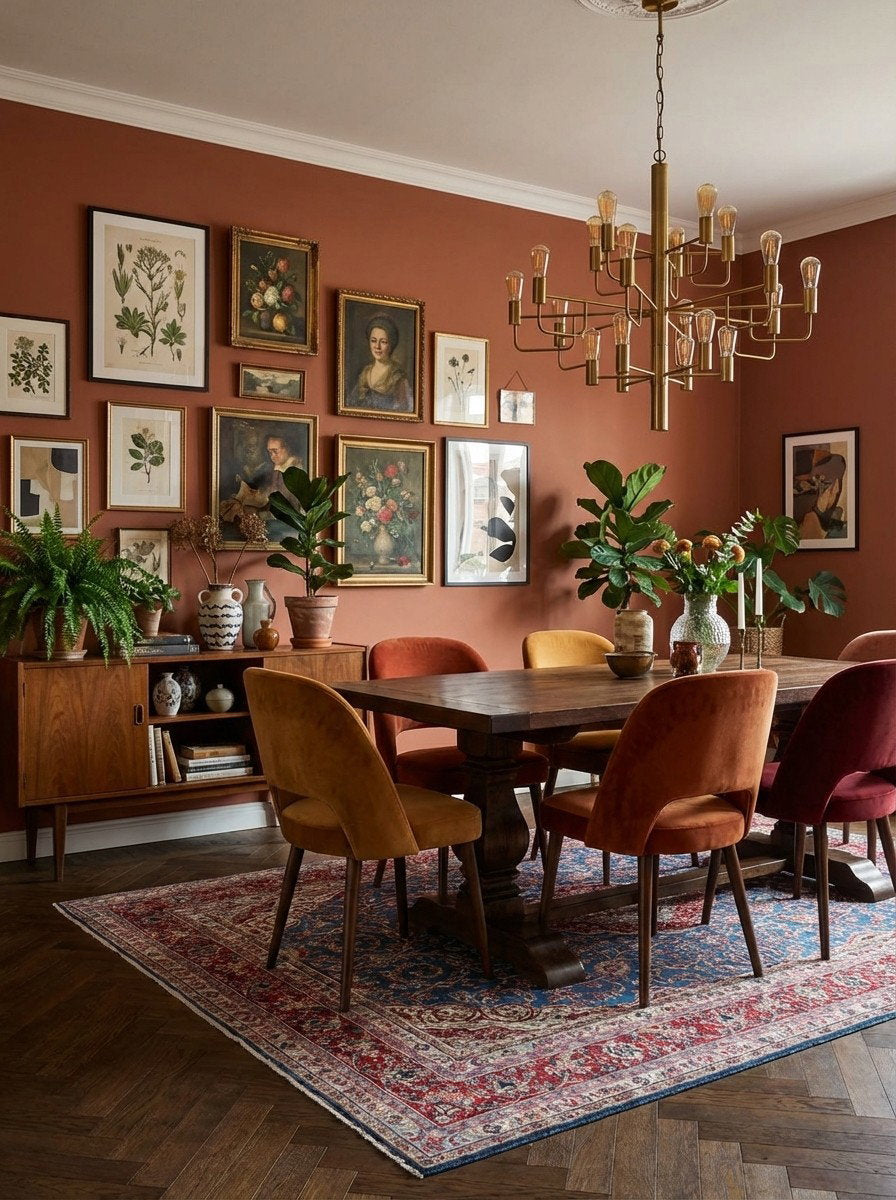 Ekbatan — Handgefertigt, 363x274 cm, Rot, 100% Virgin Wool | Back view