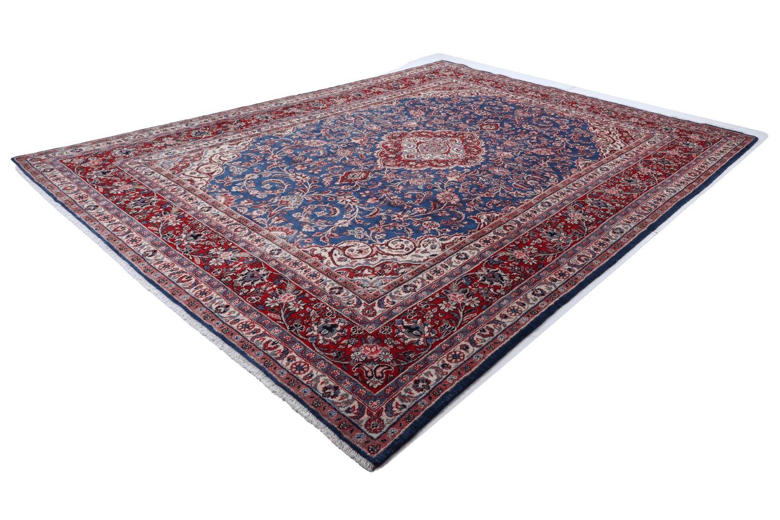 Ekbatan — Hand-knotted, 274x363 cm, Blue, 100% Virgin Wool | View 6
