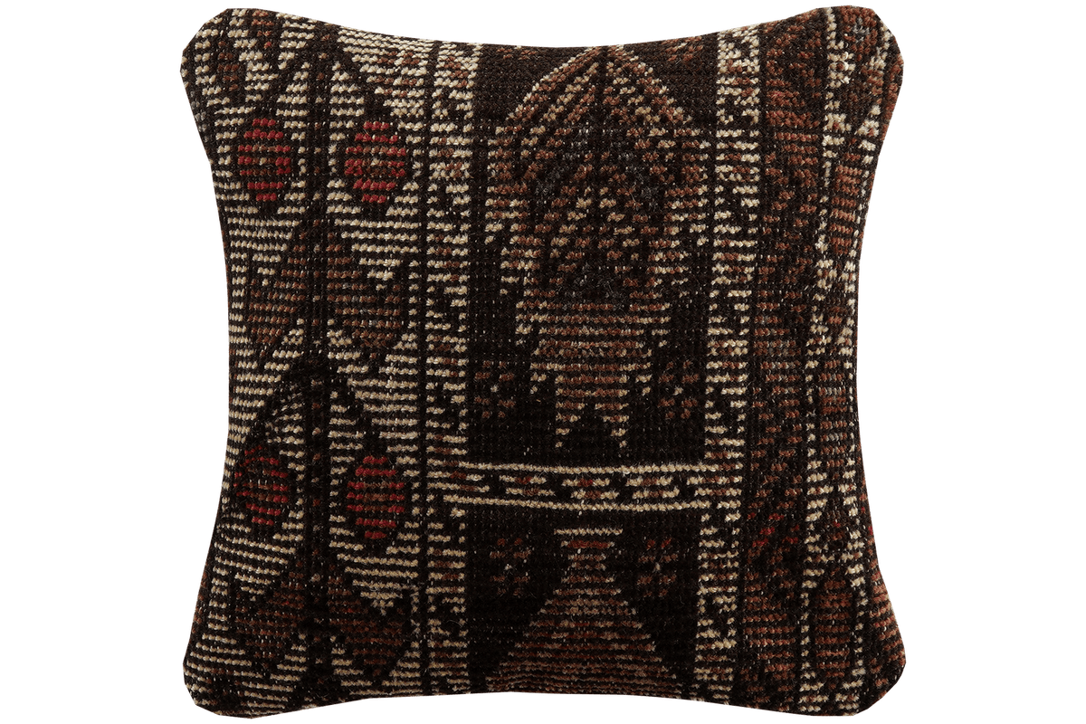 Kelim Coussin · Fait main – Multicolore, 40x40 cm