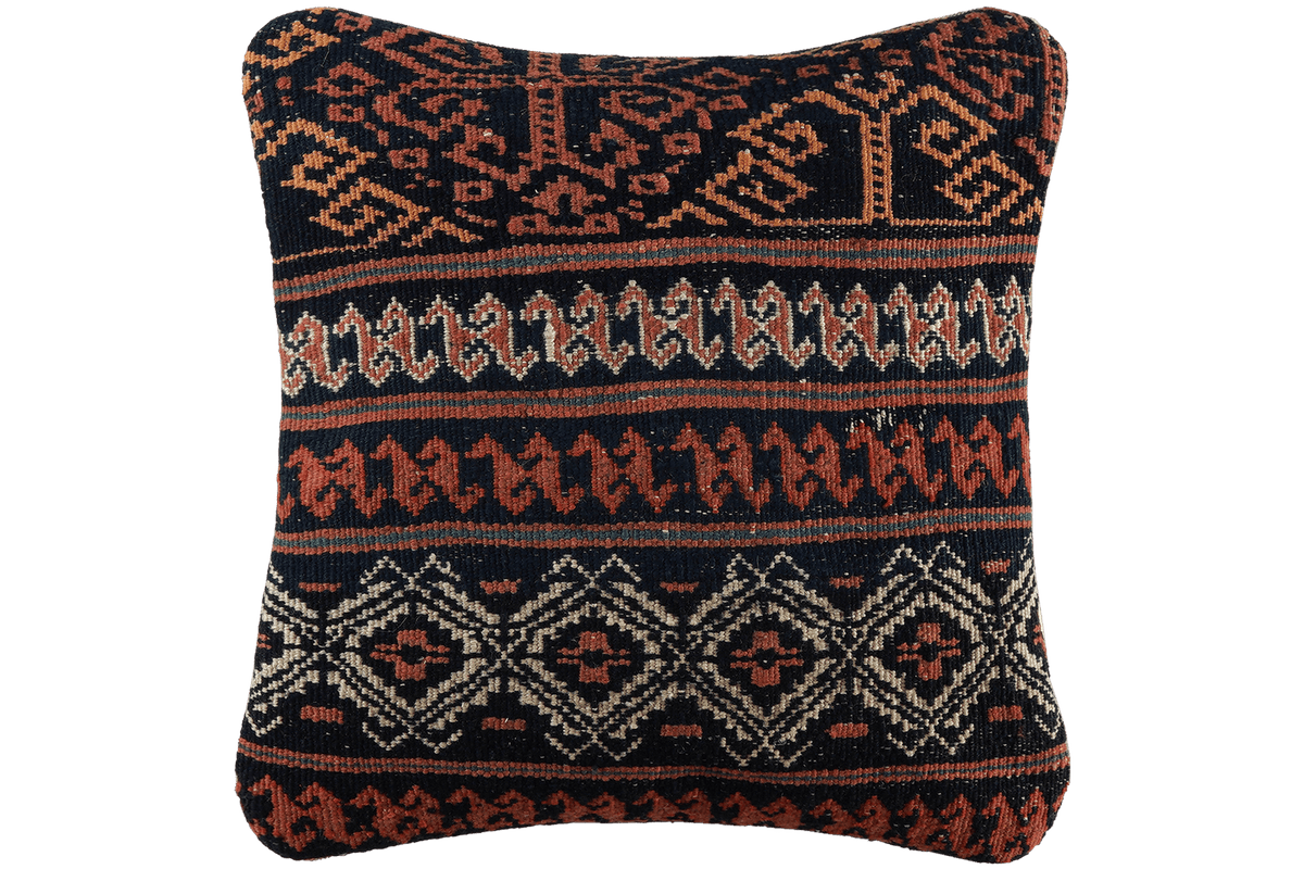 Kelim Cuscino · Fatto a mano – Multicolore, 40x40 cm