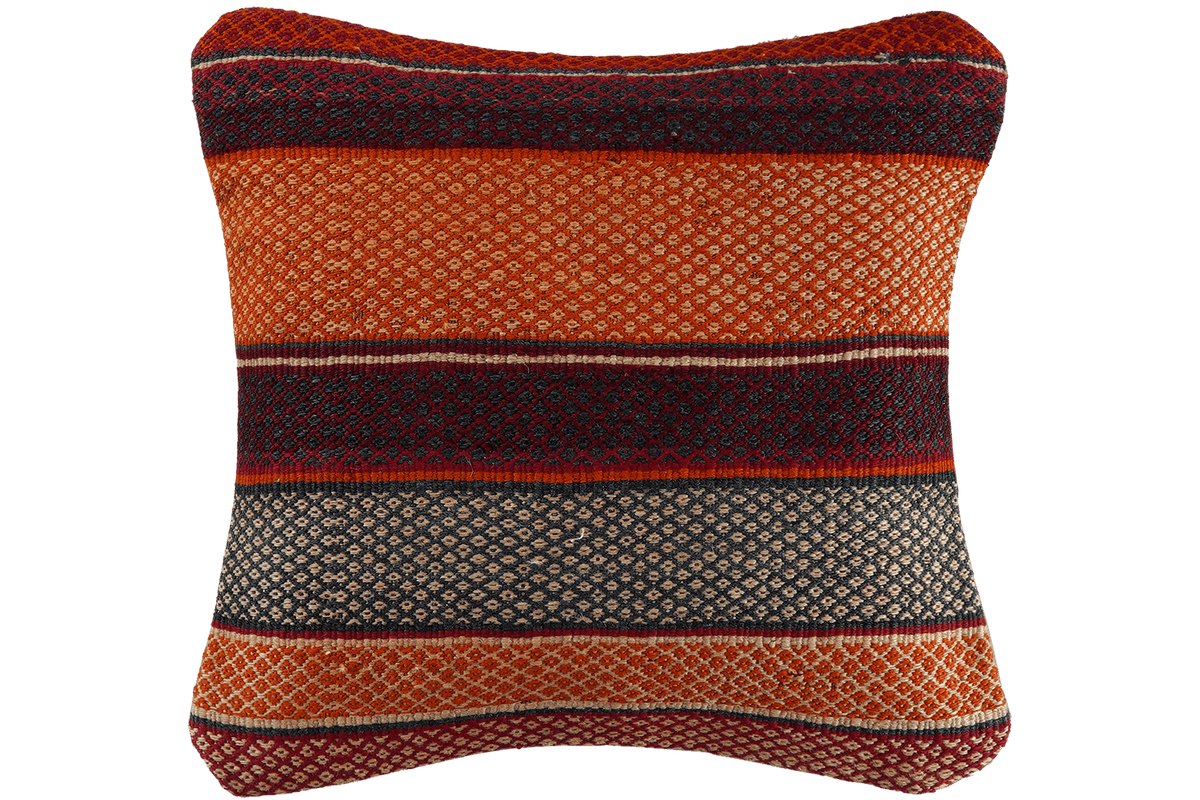 Kelim Cuscino · Fatto a mano – Multicolore, 40x40 cm