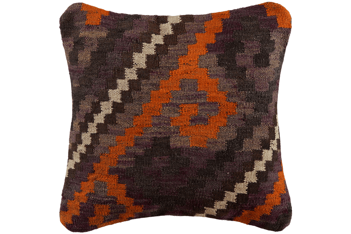 Kelim Cushion · Handcrafted – Multicolour, 40x40 cm