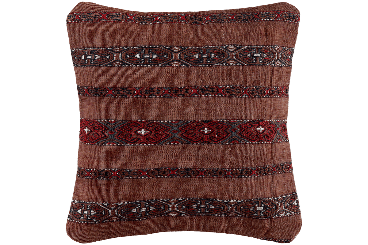 Kelim Cushion · Handcrafted – Multicolour, 40x40 cm